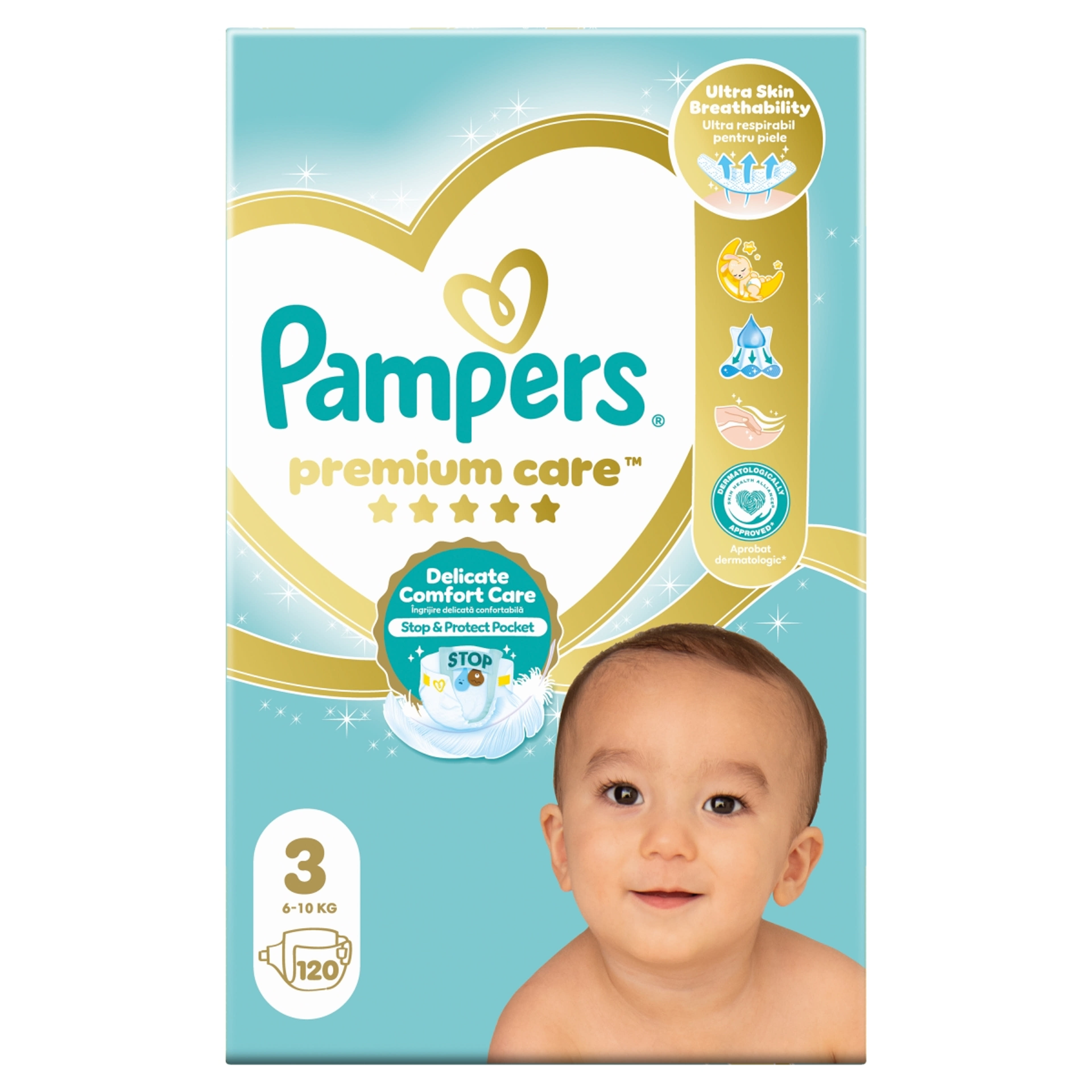 Pampers Premium Care Megabox 3-as 6-10 kg - 120 db-3