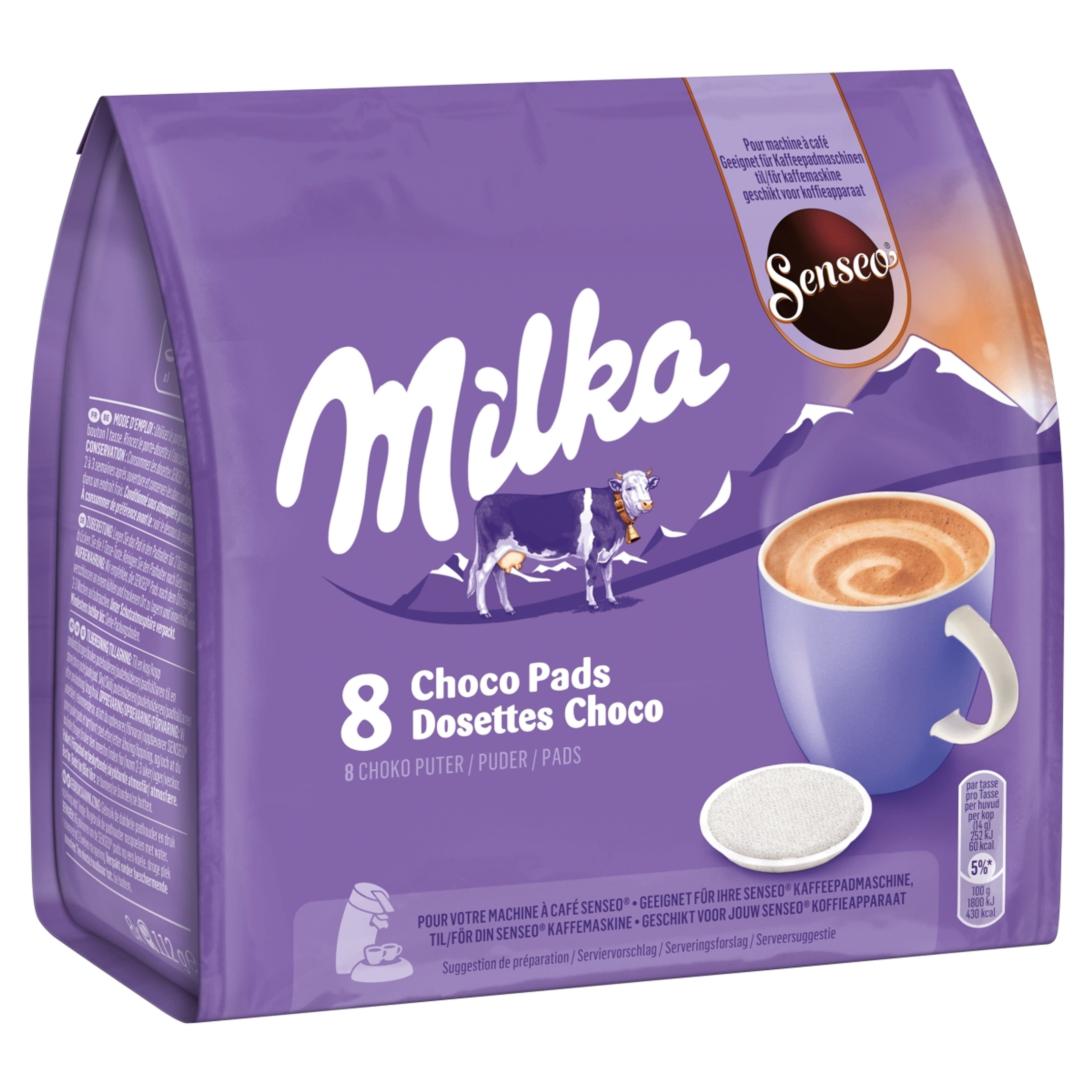 Senseo Milka kakaós kávépárna 8 db - 112 g-2