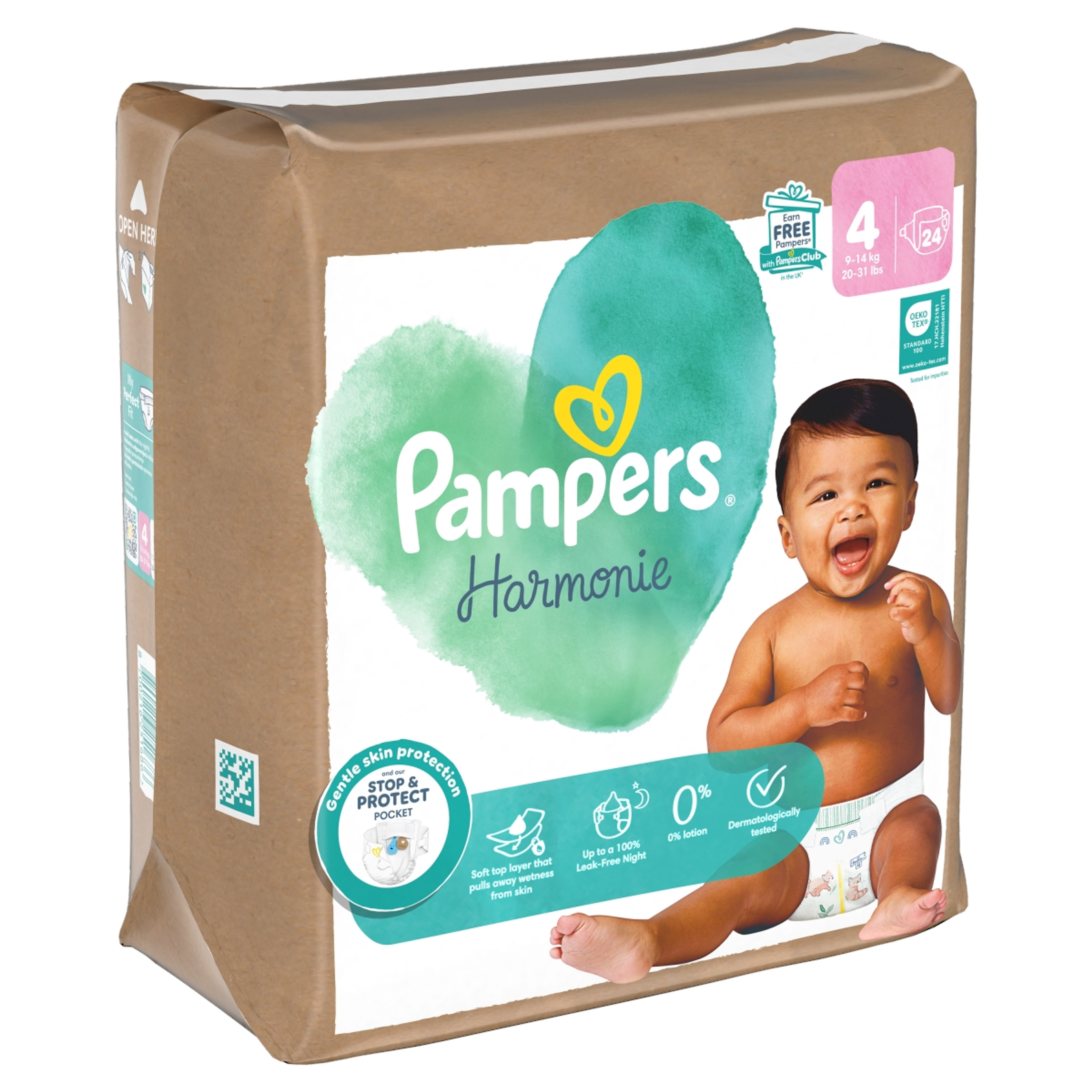 Pampers Harmonie bugyielenka, méret: 4, 9kg-15kg - 24 db-2