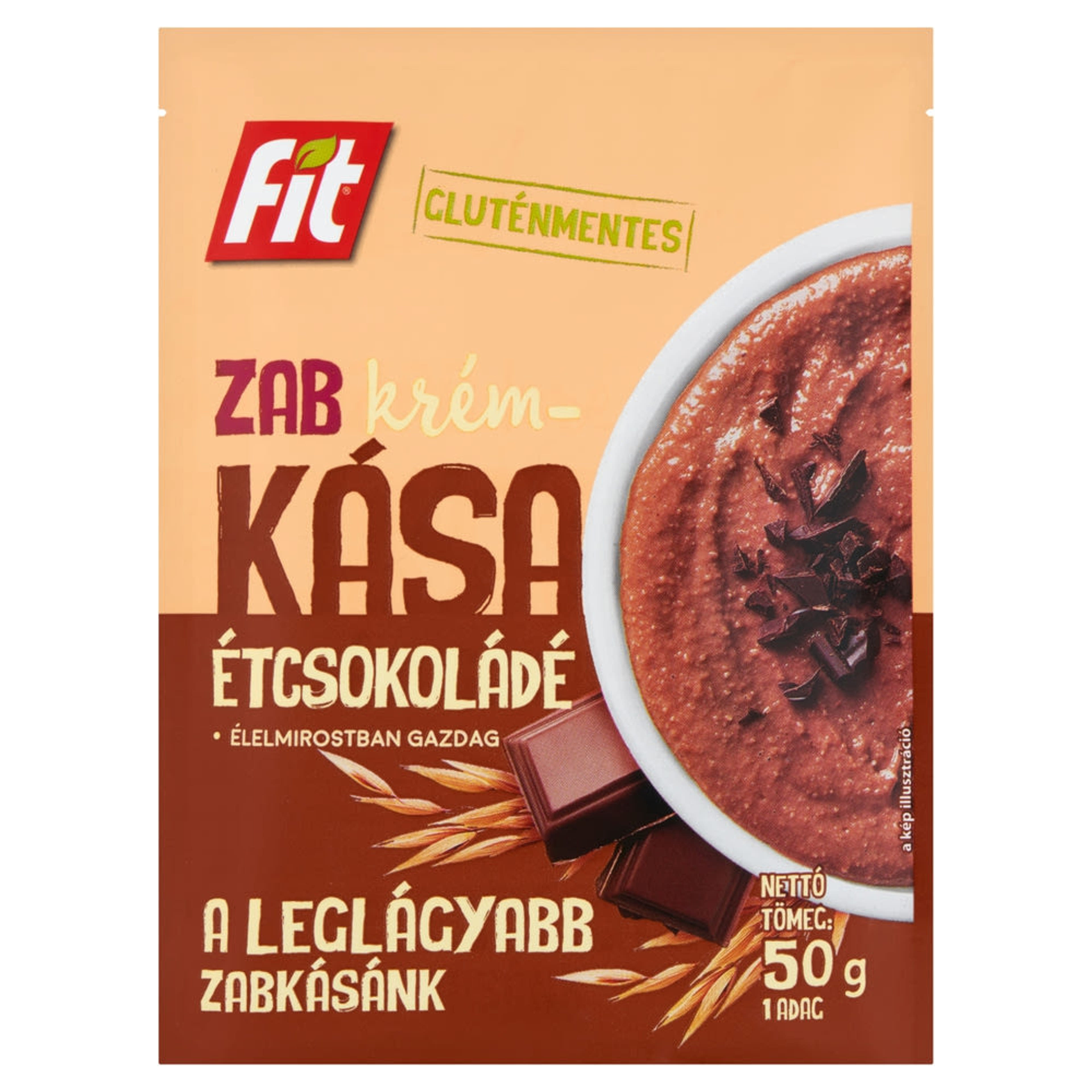 Fit zab étcsokoládés krémkása - 50 g
