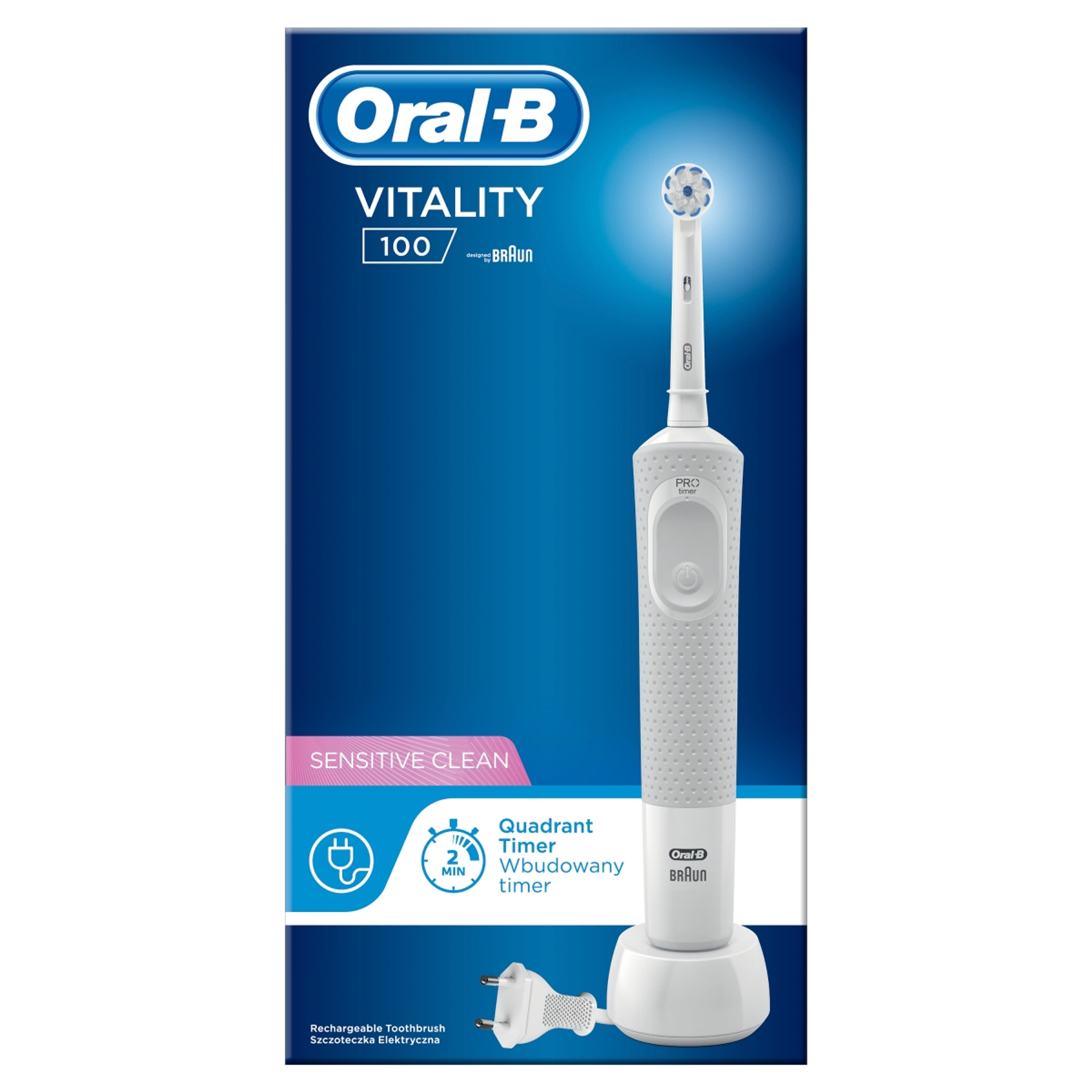 Oral-B Vitality White Sensitive elektromos fogkefe - 1 db