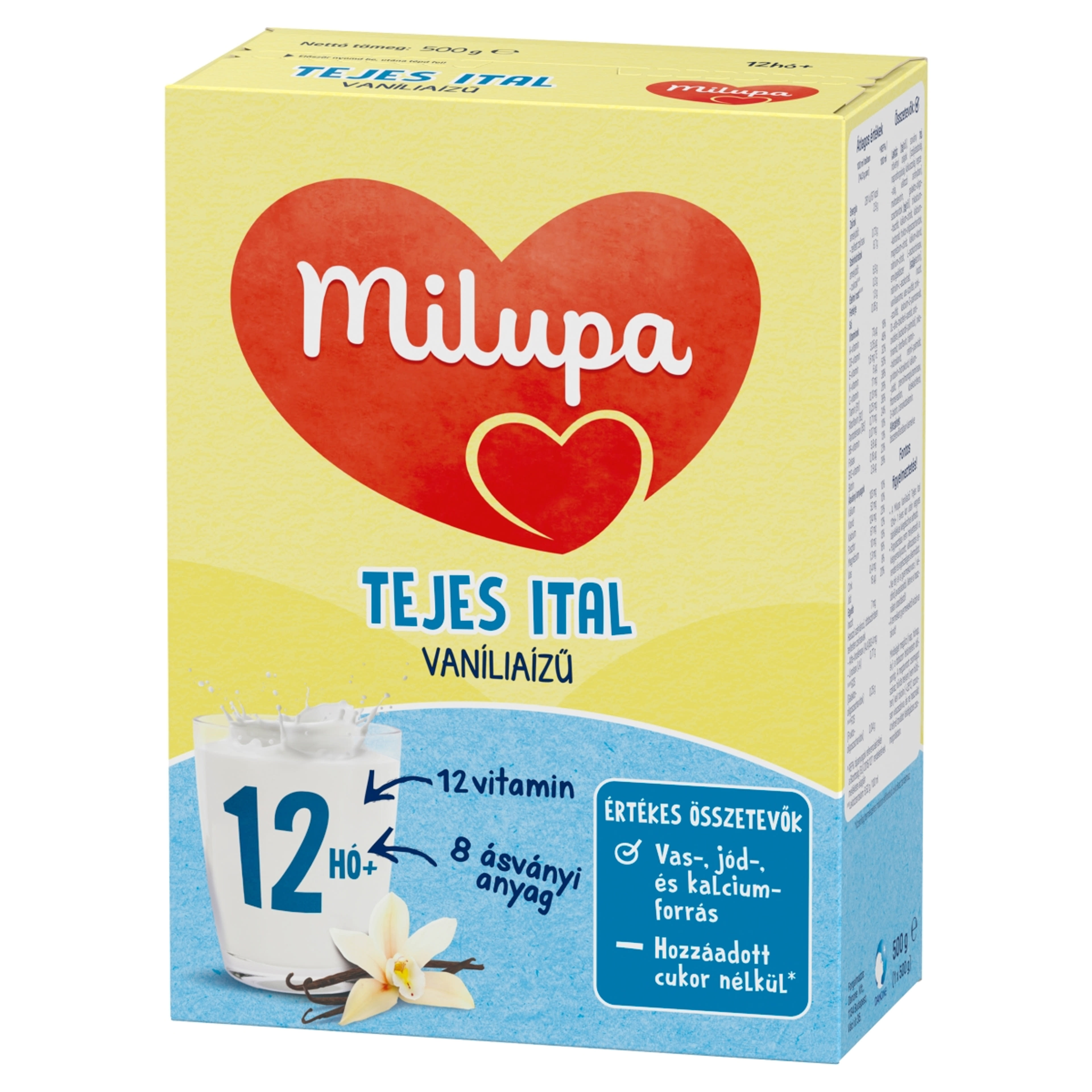 Milupa tejes ital vaníliaízű 12 hónspos kortól - 500 g-2