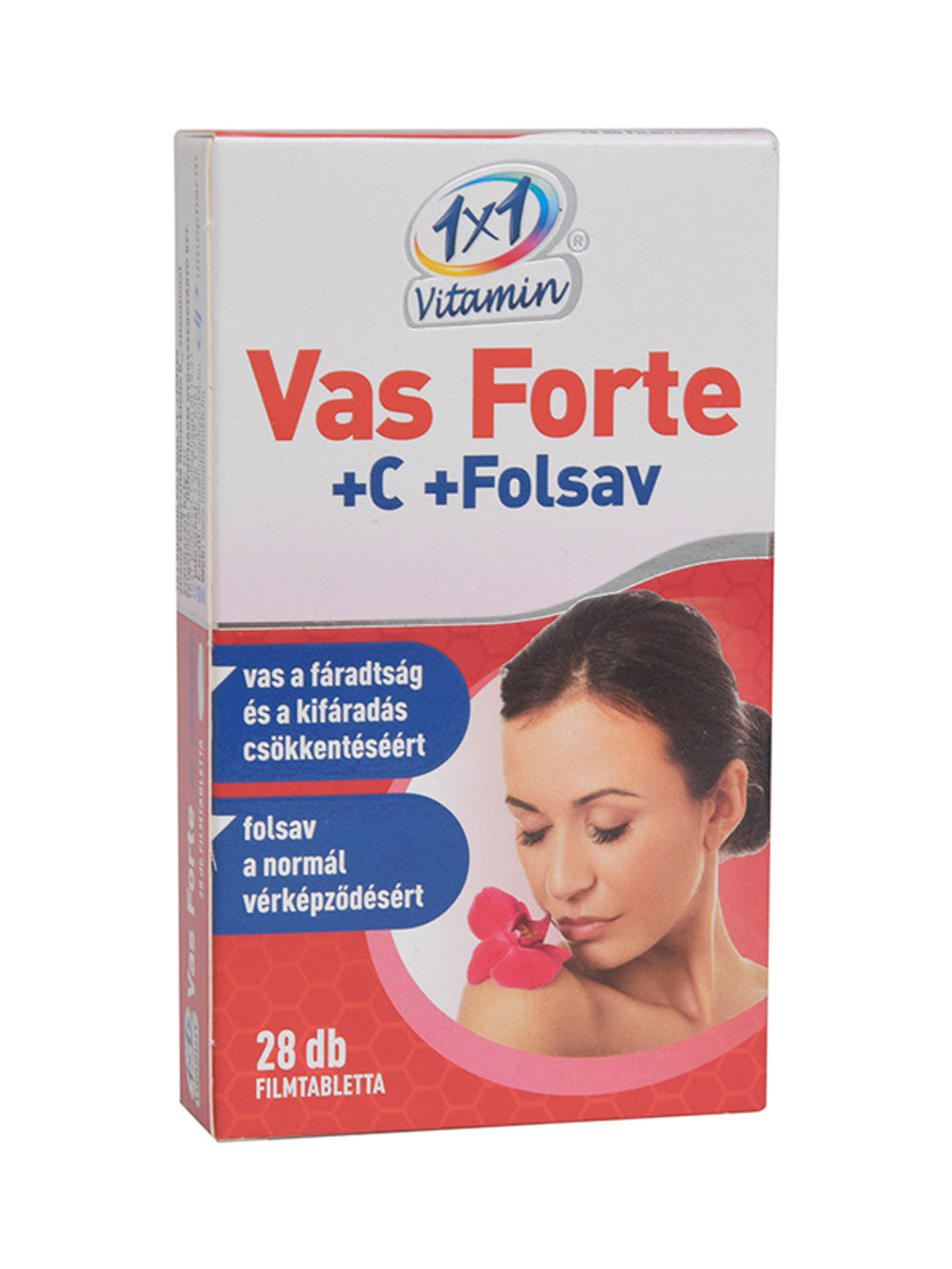 1x1 Vitamin Vas Forte + C + folsav étrend-kiegészítő filmtabletta 28 db