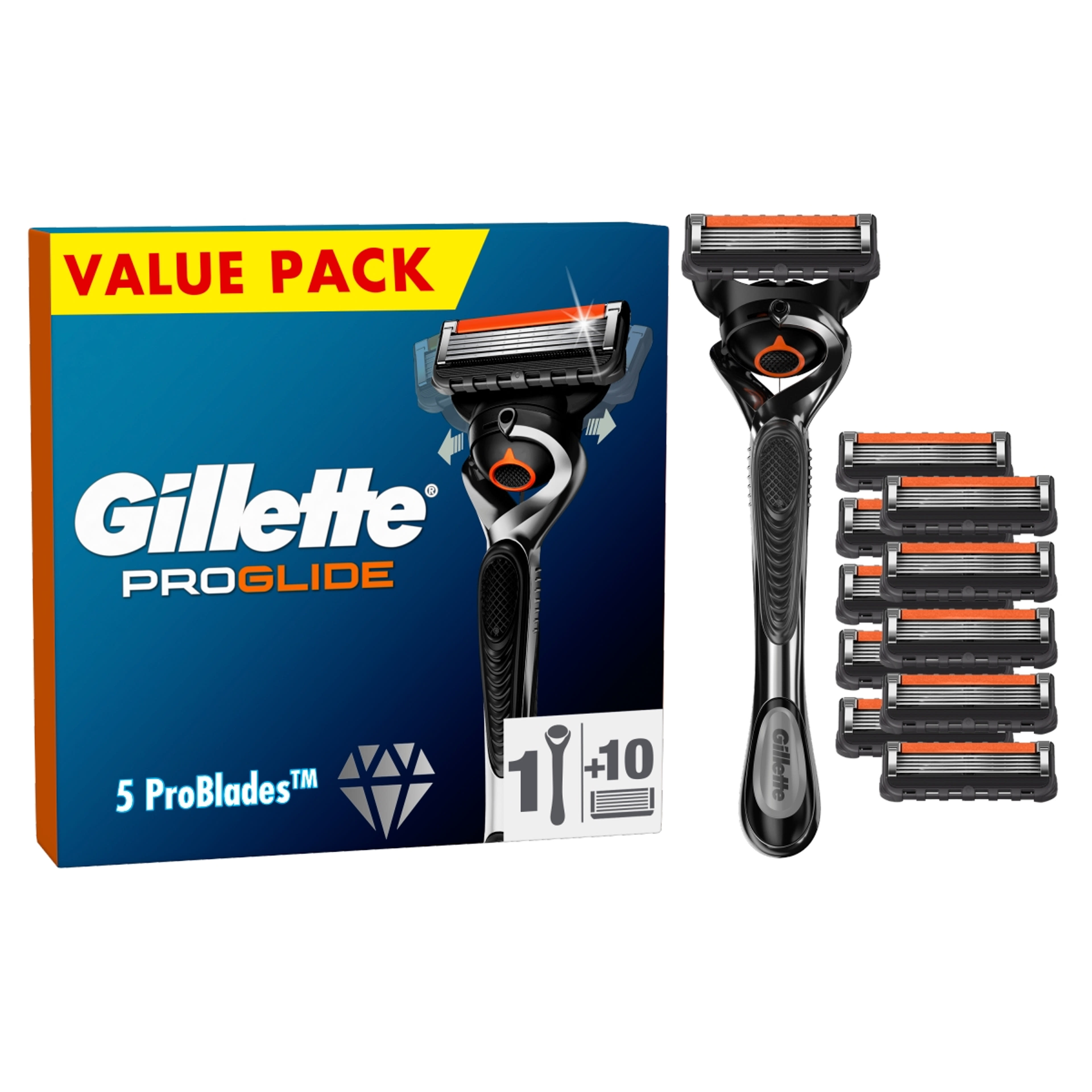 Gillette ProGlide férfi borotvakészülék és 10 db borotvabetét - 1 db-8