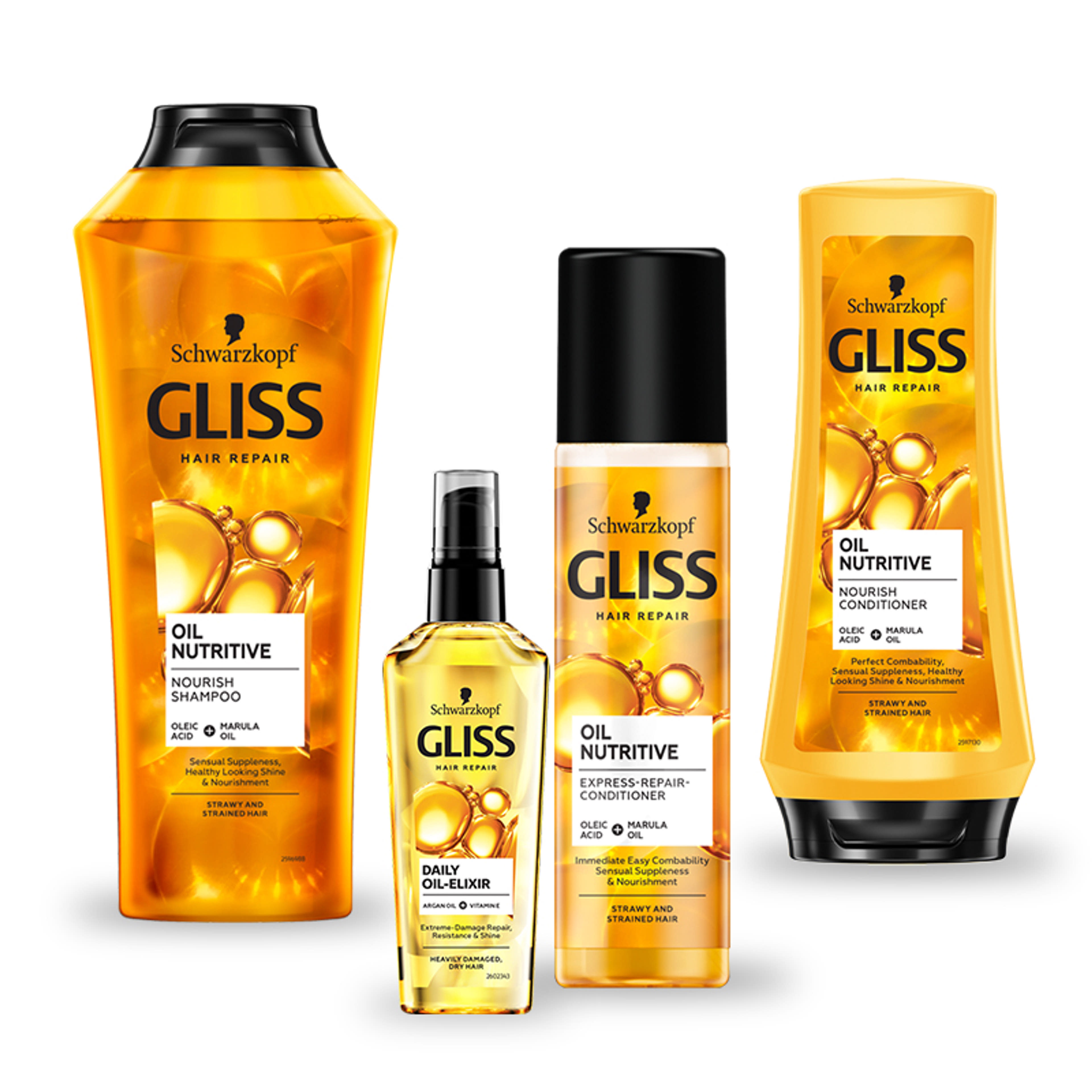 Gliss Oil Nutritive hajápolási csomag