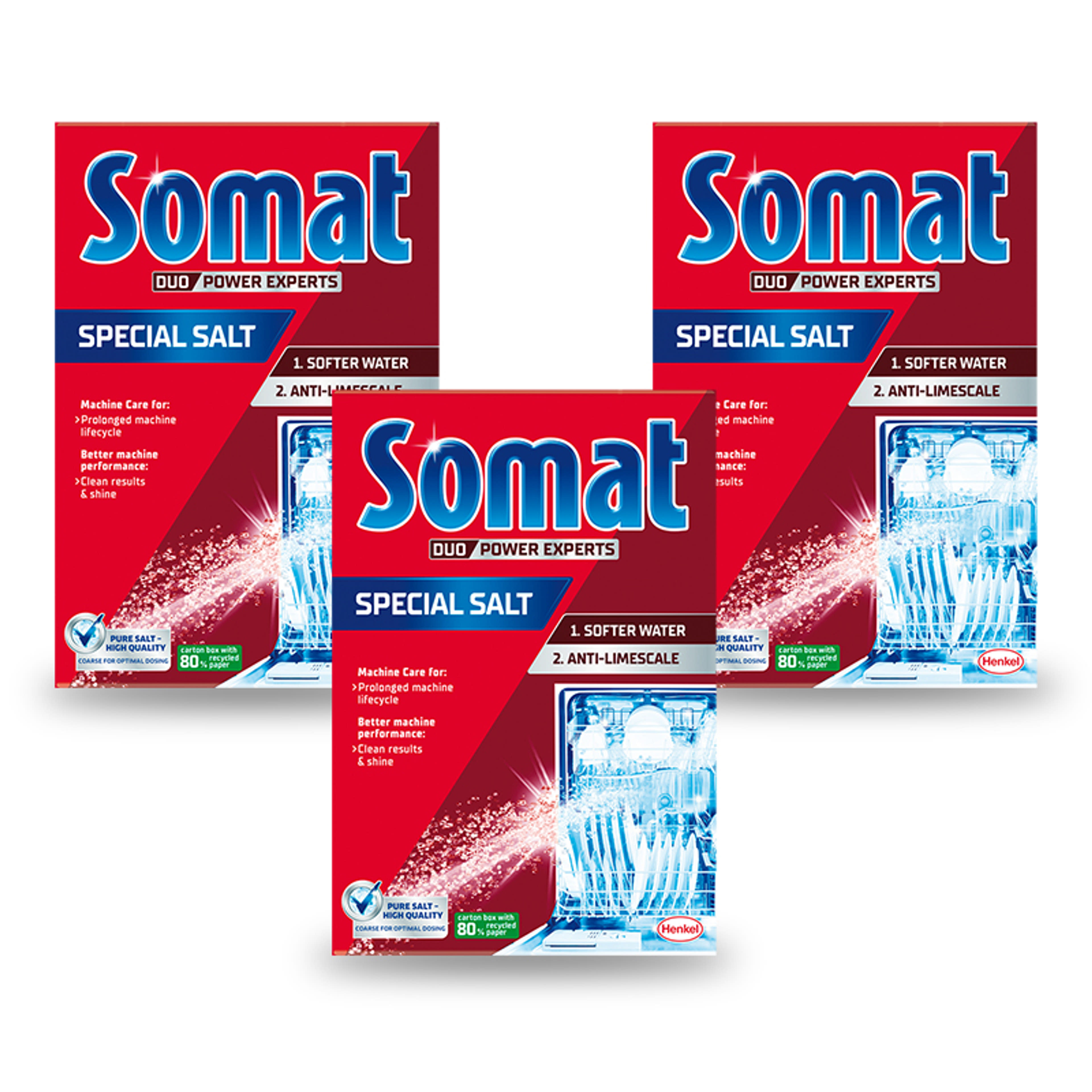 Somat Duo Power Experts vízlágyító só mosogatógéphez csomag