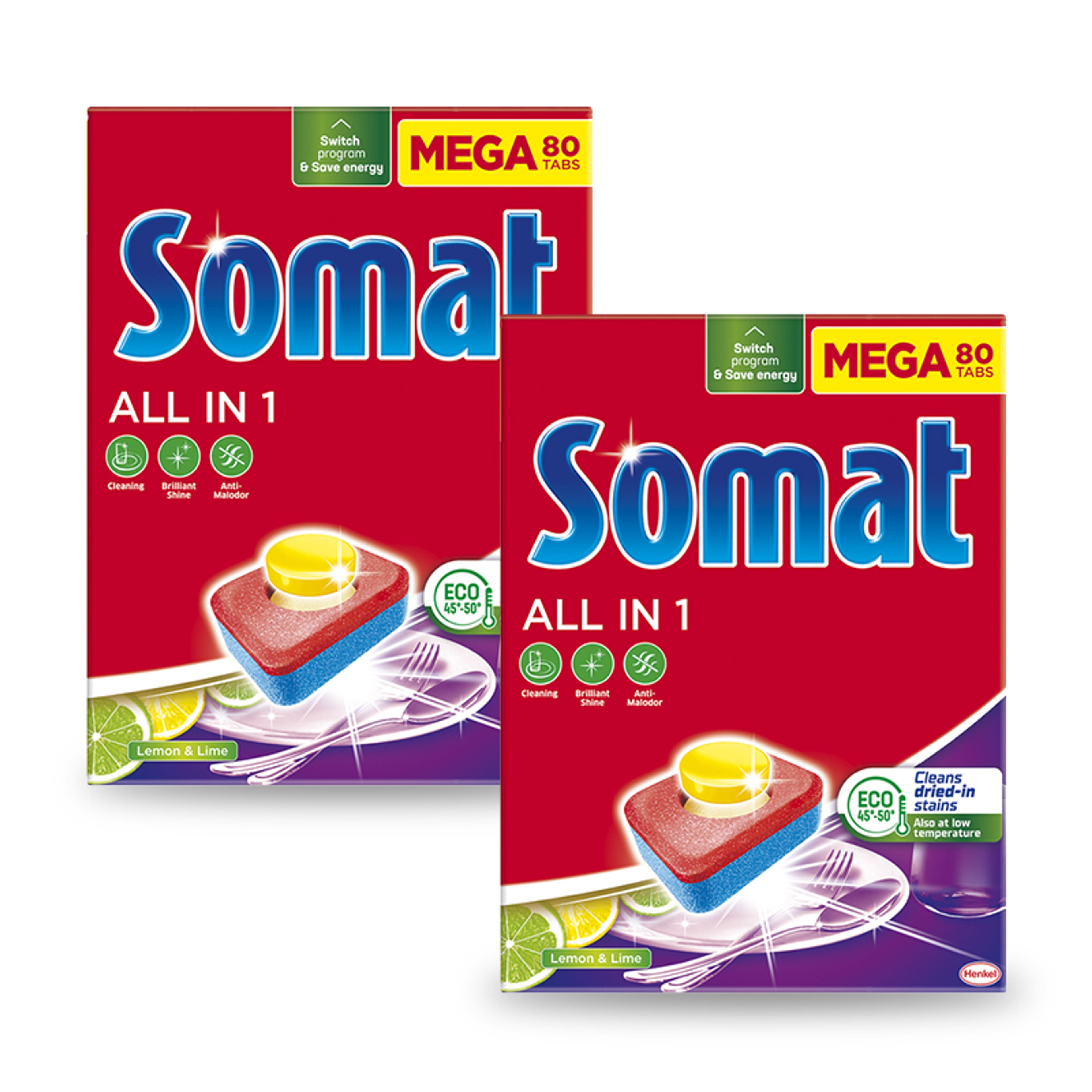 Somat All in 1 Lemon&Lime mosogatógép tabletta csomag