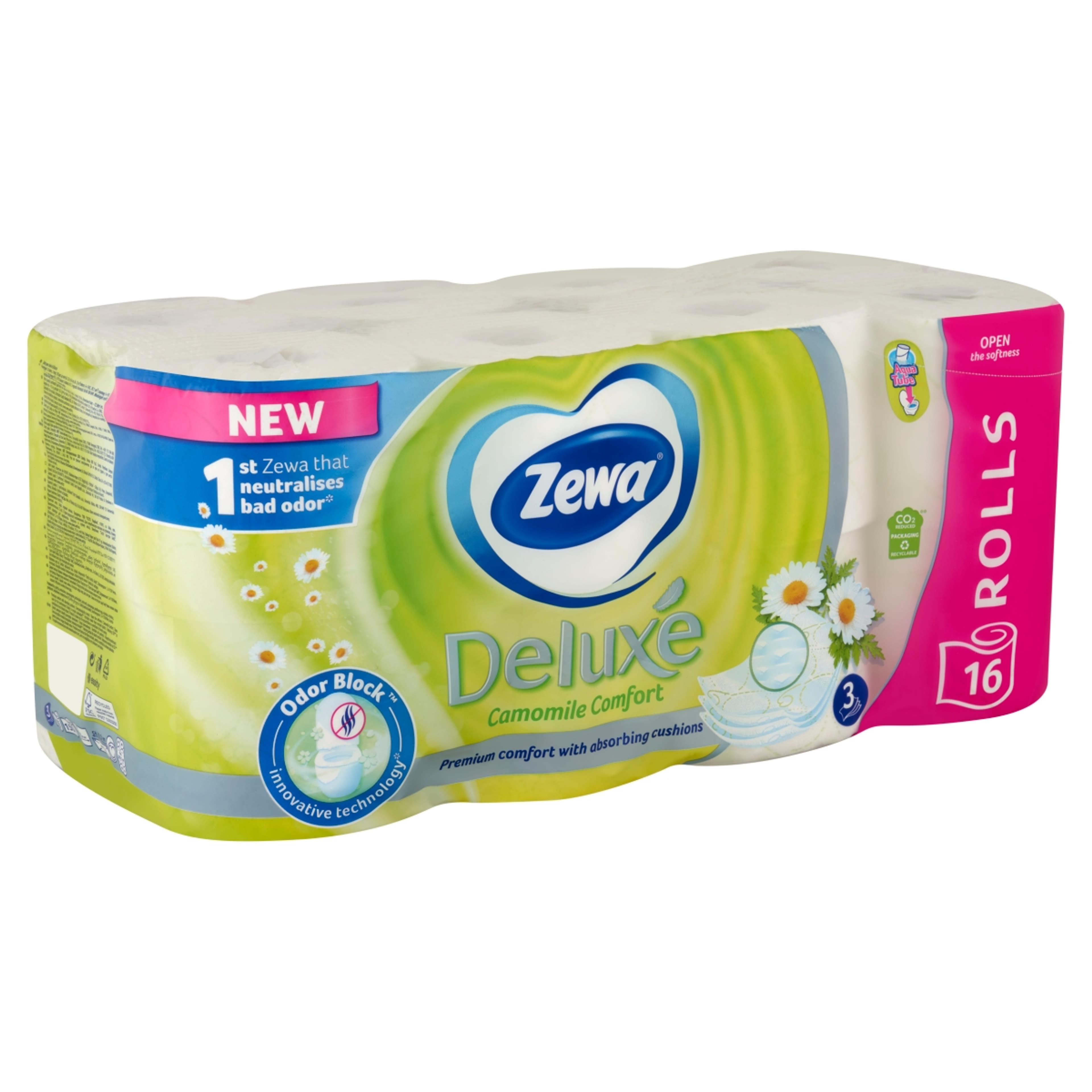 Zewa Deluxe Camomile Comfort 3 rétegű toalettpapír - 16 tekercs-2