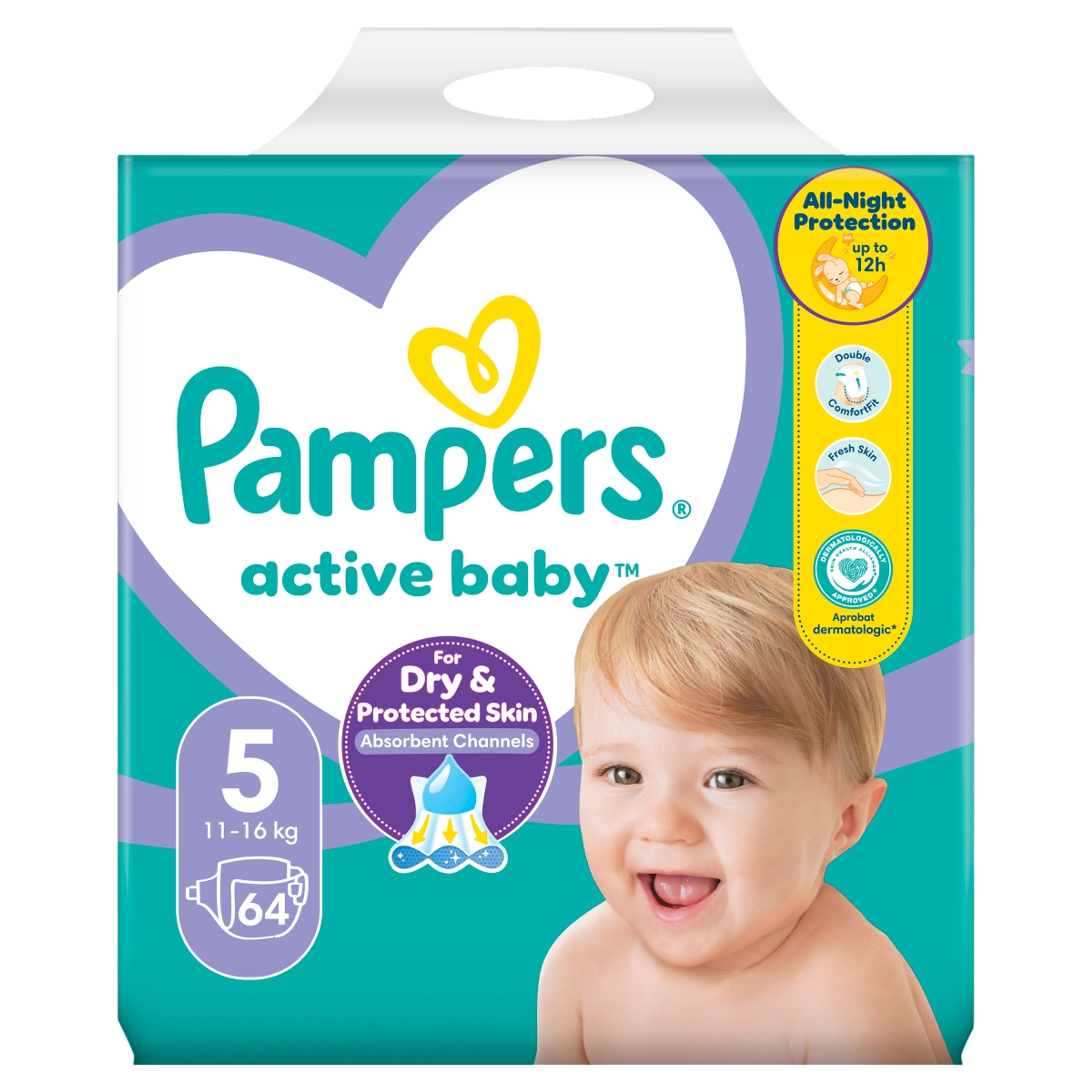 Pampers Active Baby Giant Pack Pelenka 5 - 64 db