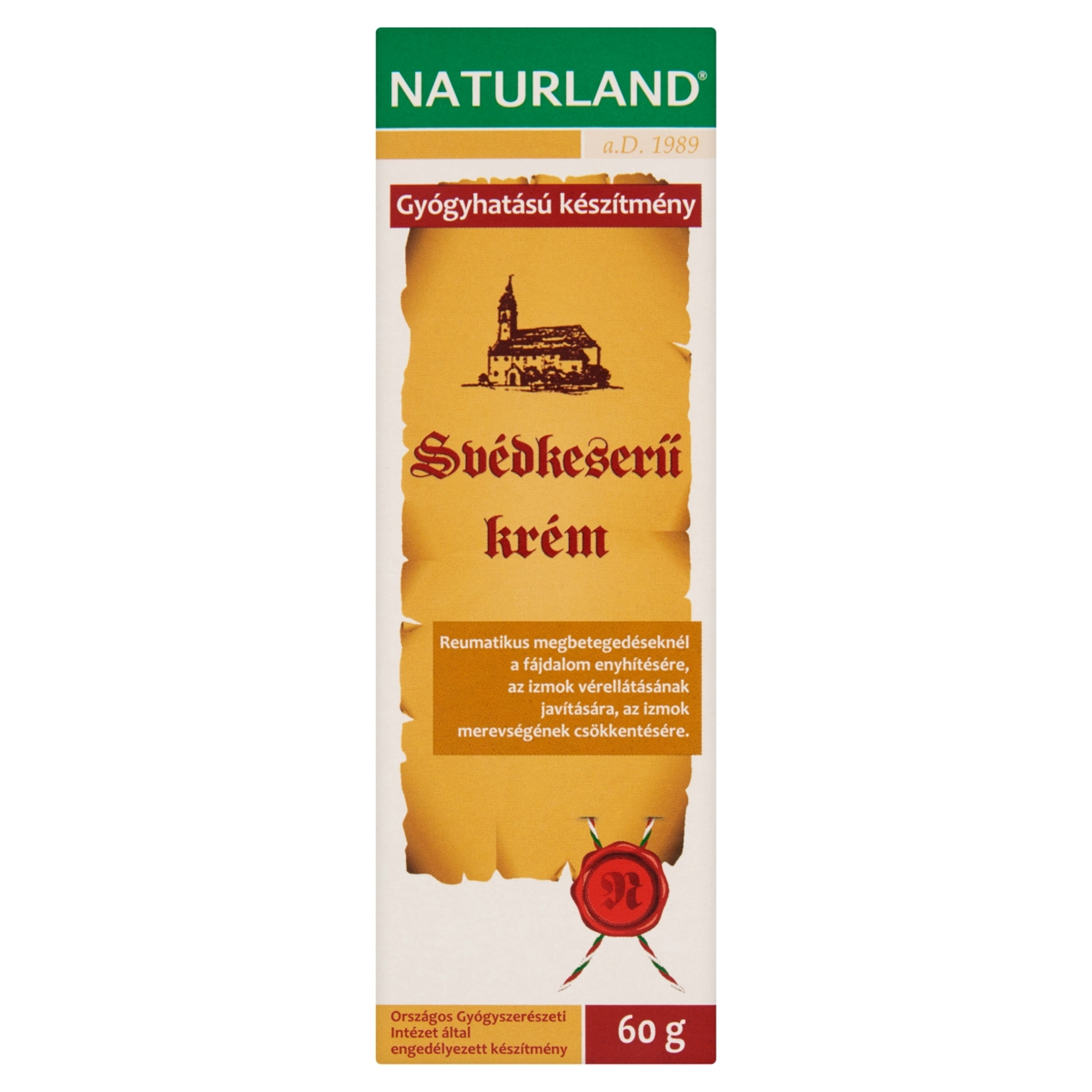 Naturland Svédkeserű Krém - 60 g-1