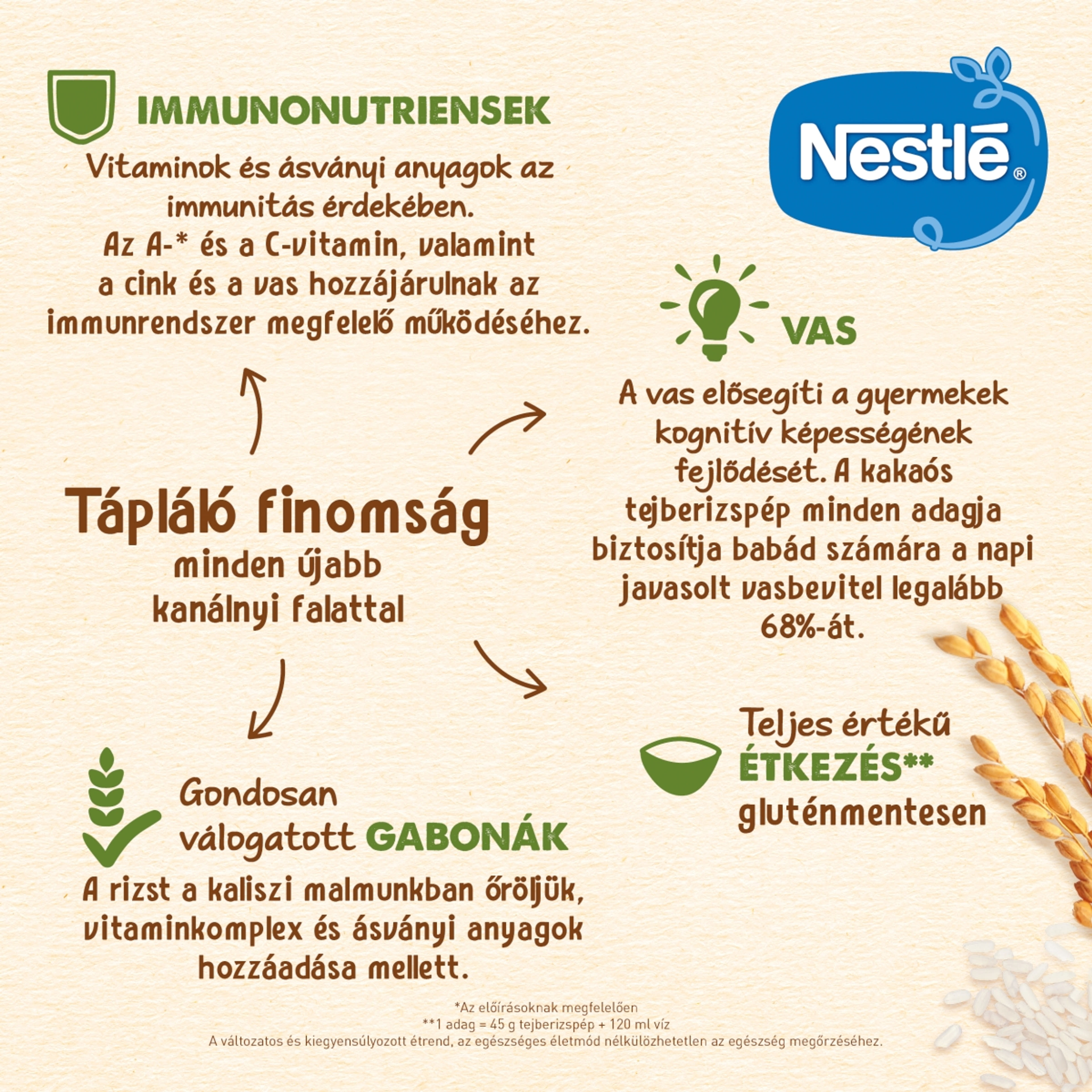 Nestlé kakaós tejberizspép 10 hónapos kortól - 230 g-4