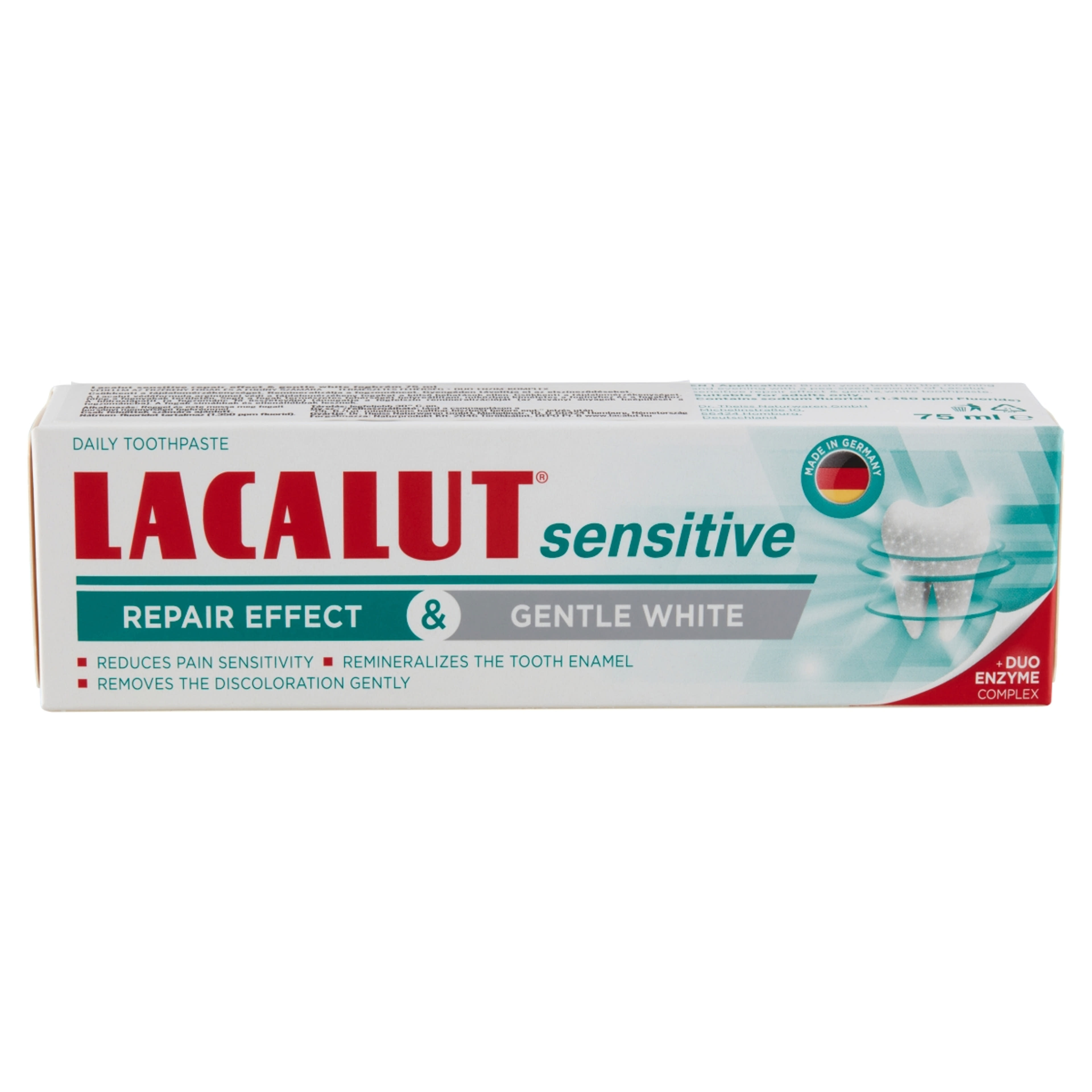 Lacalut Sensitive Repair Effect & Gentle White fogkrém - 75 ml-2