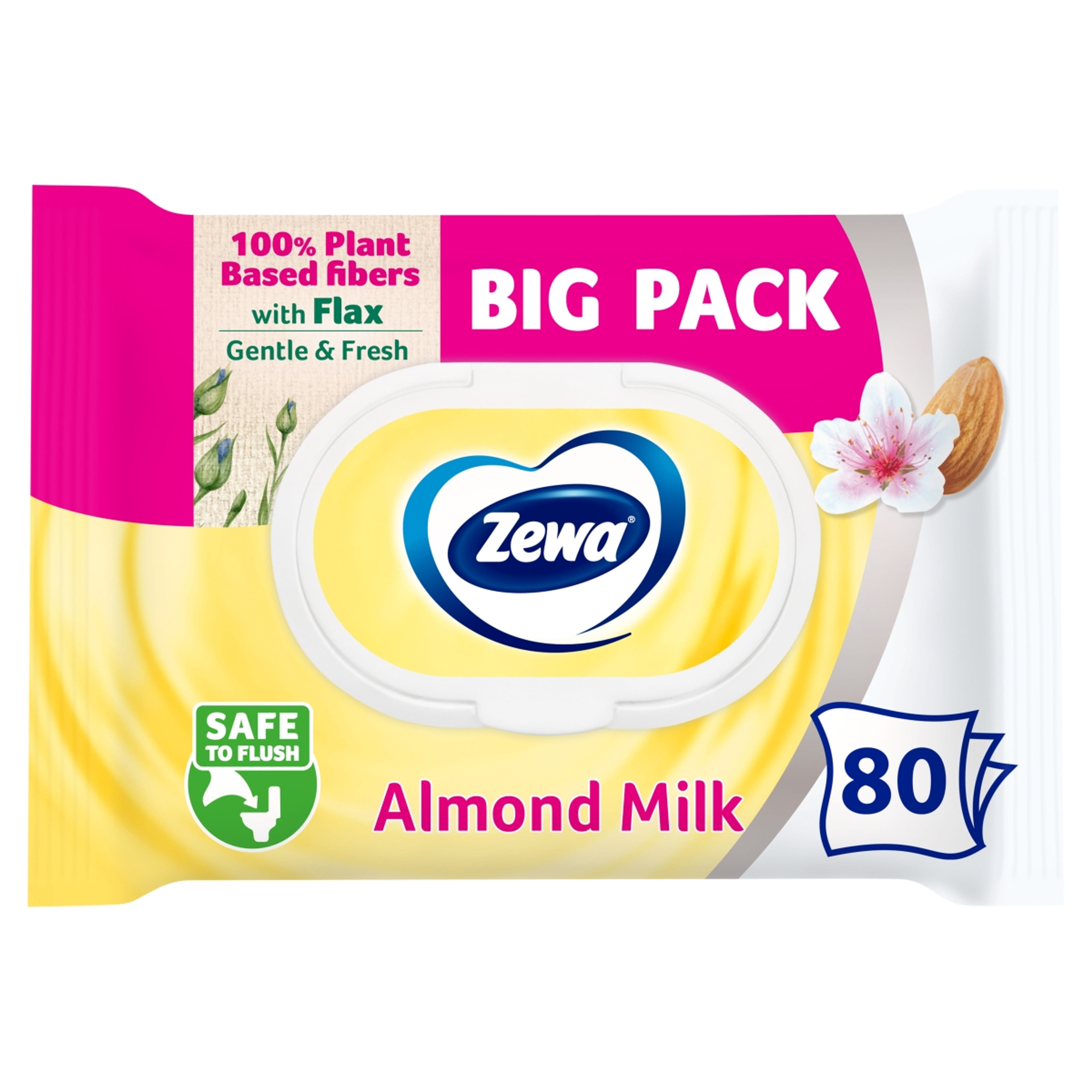 Zewa Almond Milk BigPack nedves toalettpapír - 80 db-7