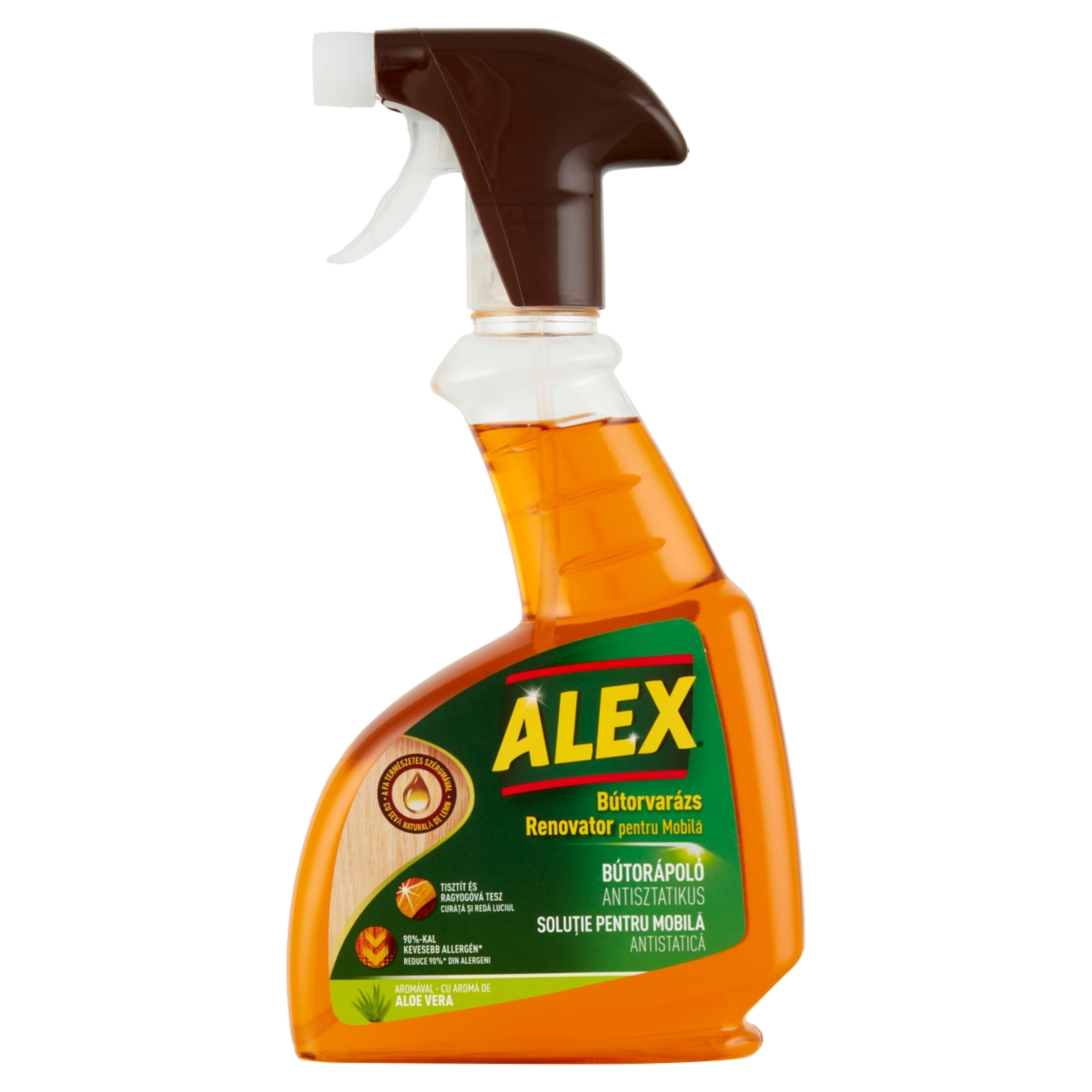 Alex Aloe Vera, Antisztatikus Bútorápoló - 375 ml