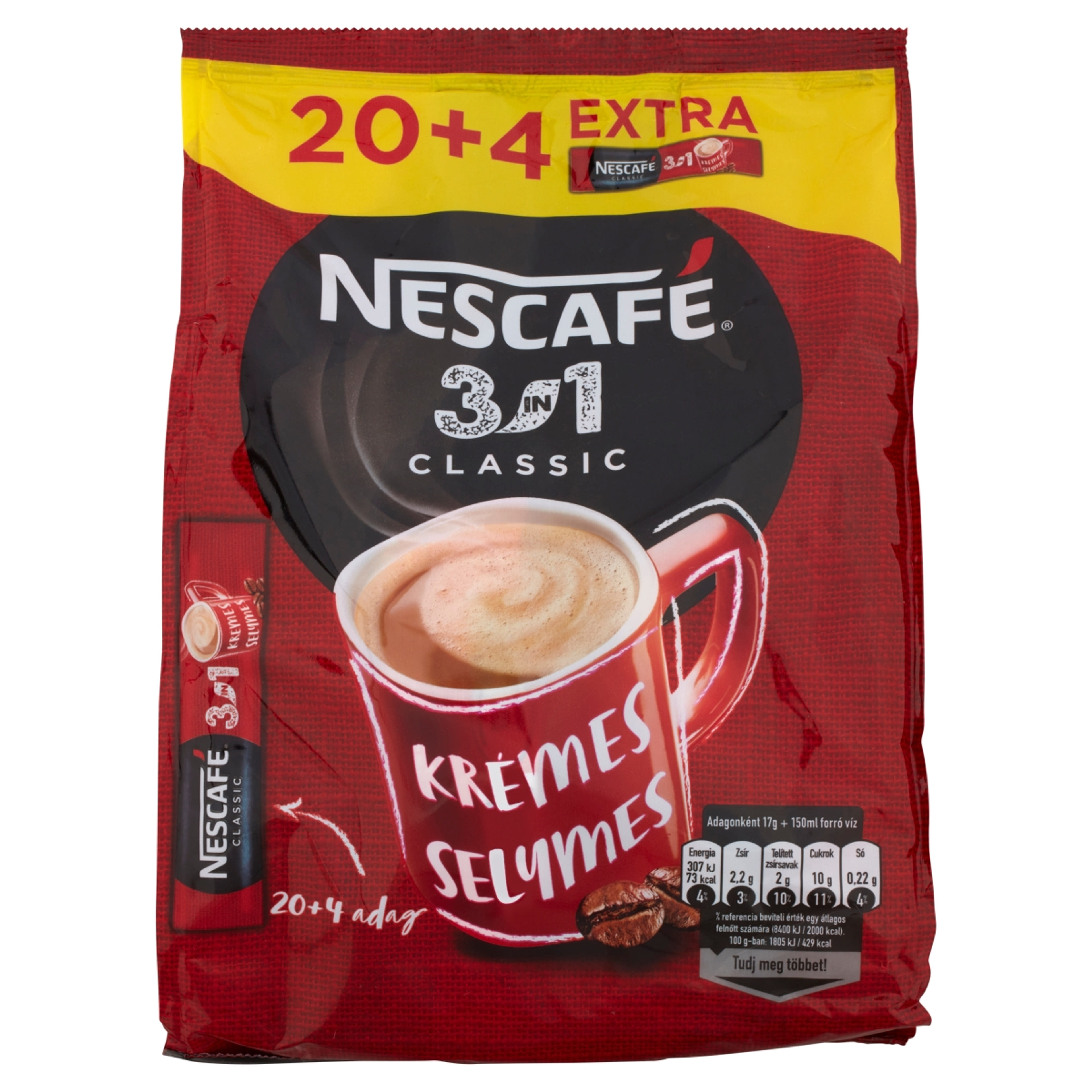 Nescafé 3in1 Classic kávéspecialitás 24 db - 17 g-1