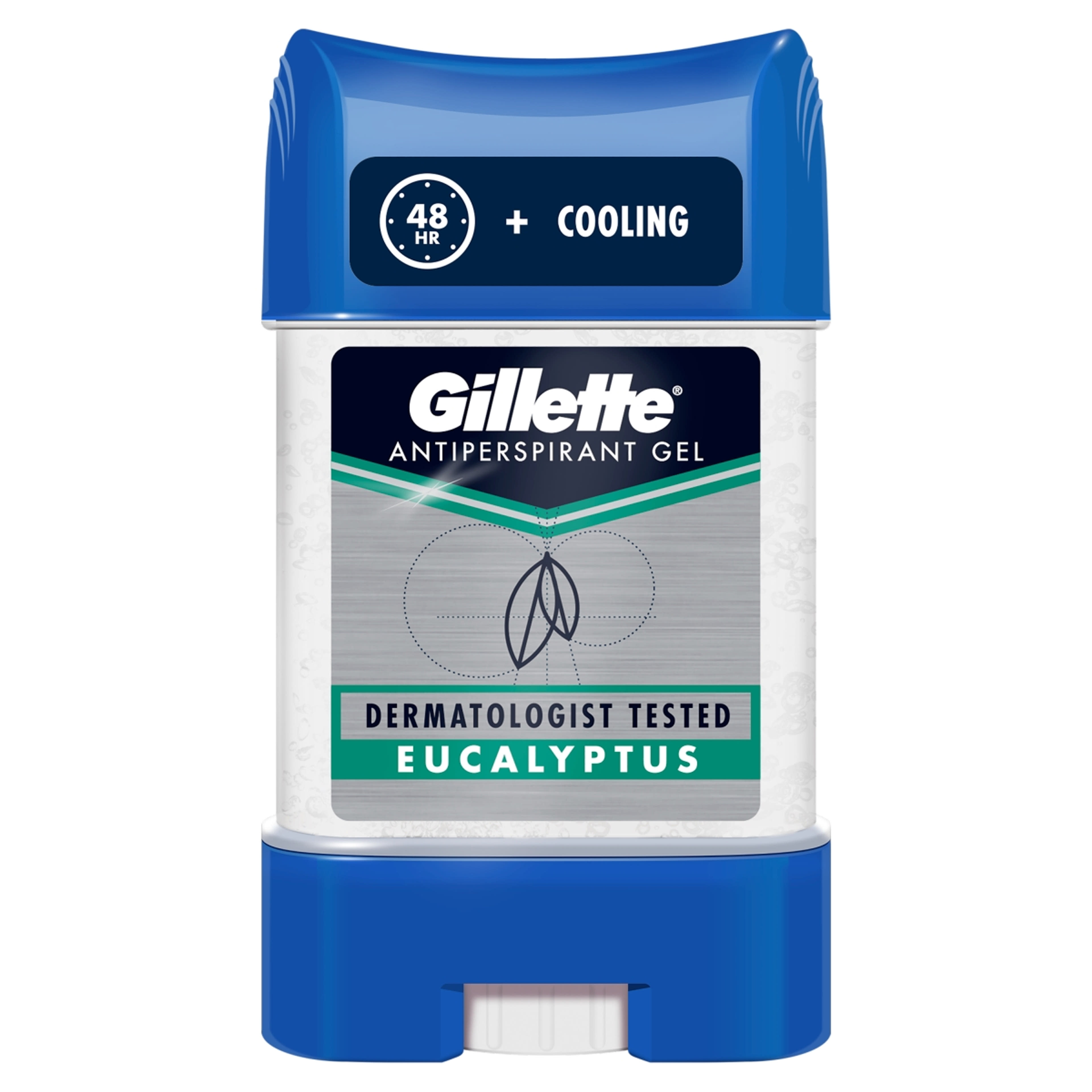 Gillette izzadásgátló Clear gél eucalyptus - 70 ml-1