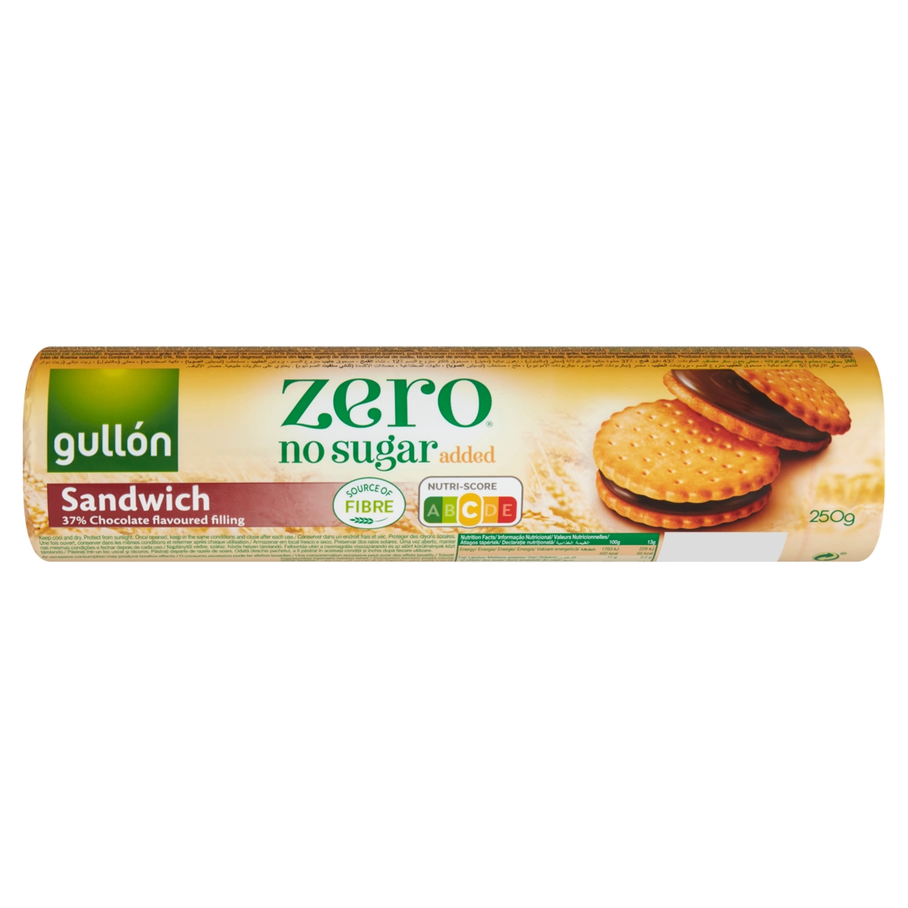 Gullon cukormentes szendvicskeksz - 250 g