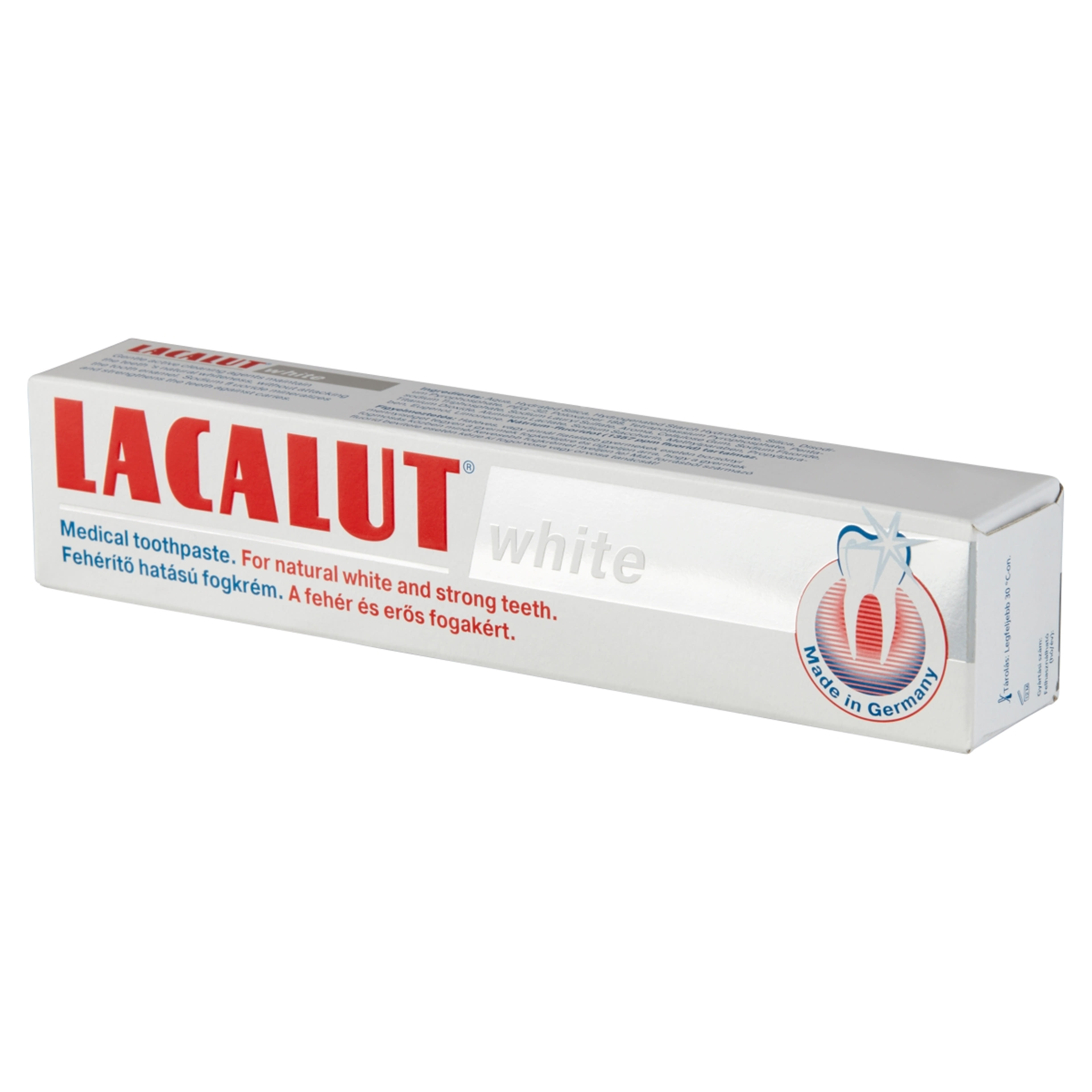 Lacalut White Fehéríto Hatású fogkrém - 75 ml-3