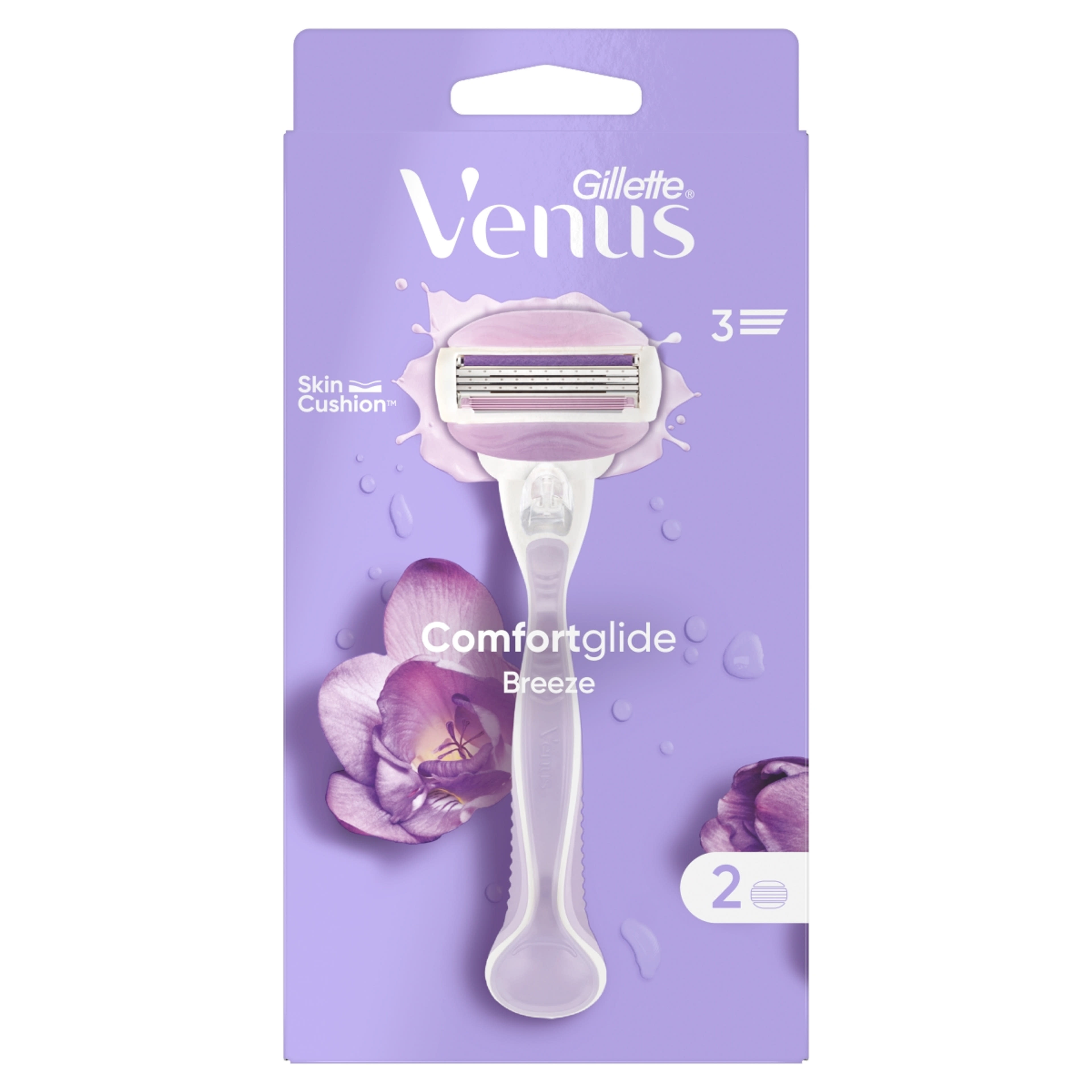Gillette Venus Breeze 3 pengés borotva + 2 db borotvabetét - 1 db