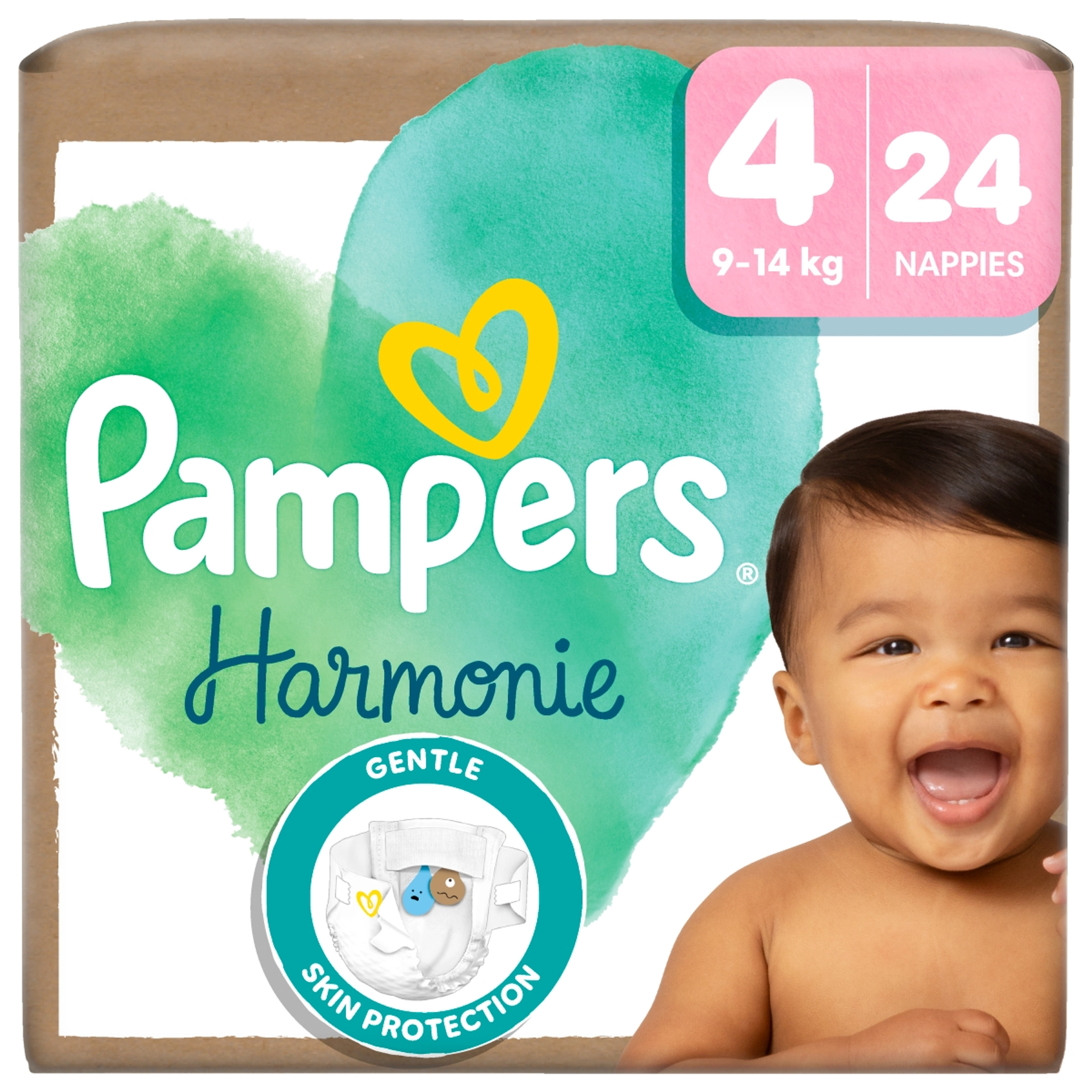 Pampers Harmonie bugyielenka, méret: 4, 9kg-15kg - 24 db-9