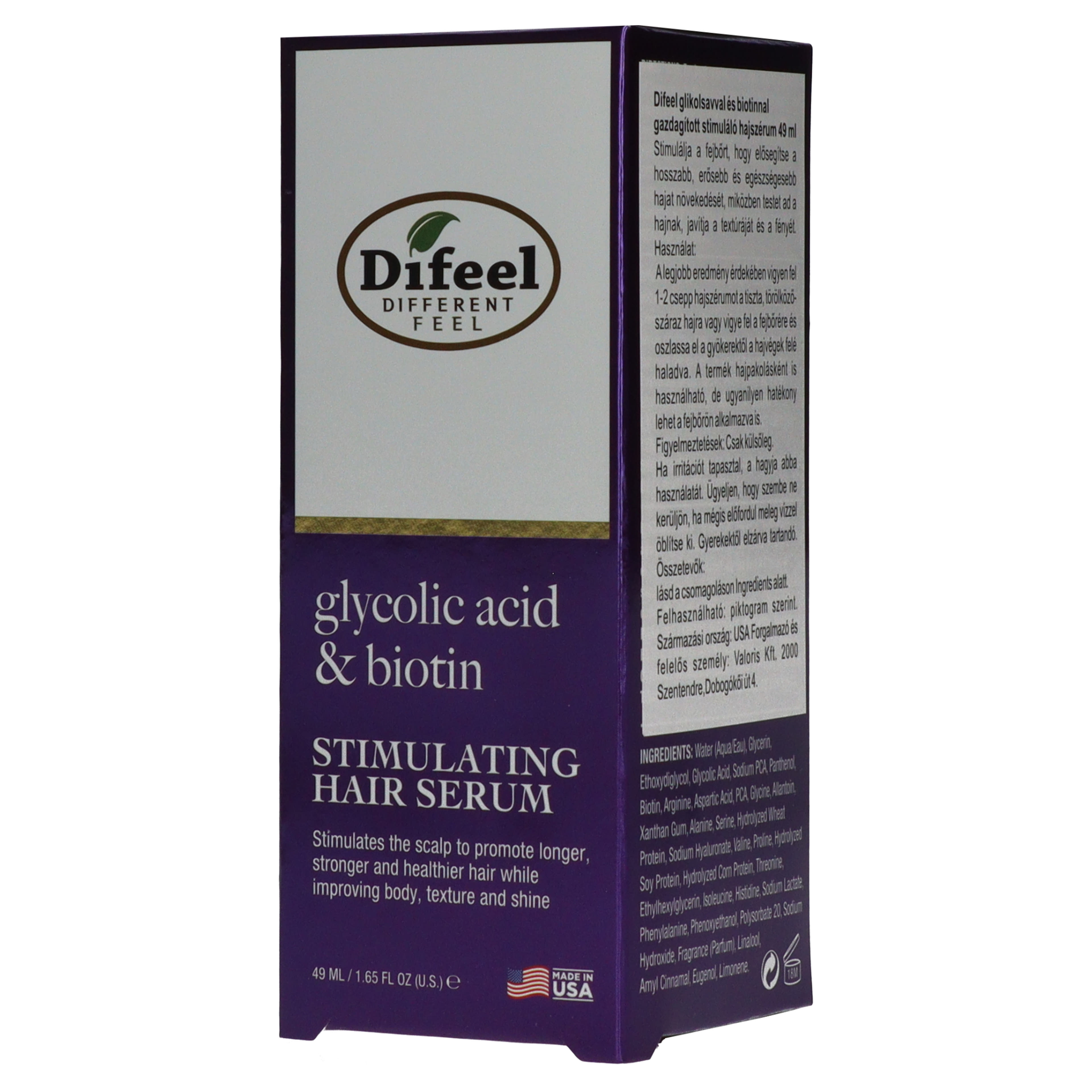 Difeel Glikolsav&Biotin hajszérum - 49 ml-2