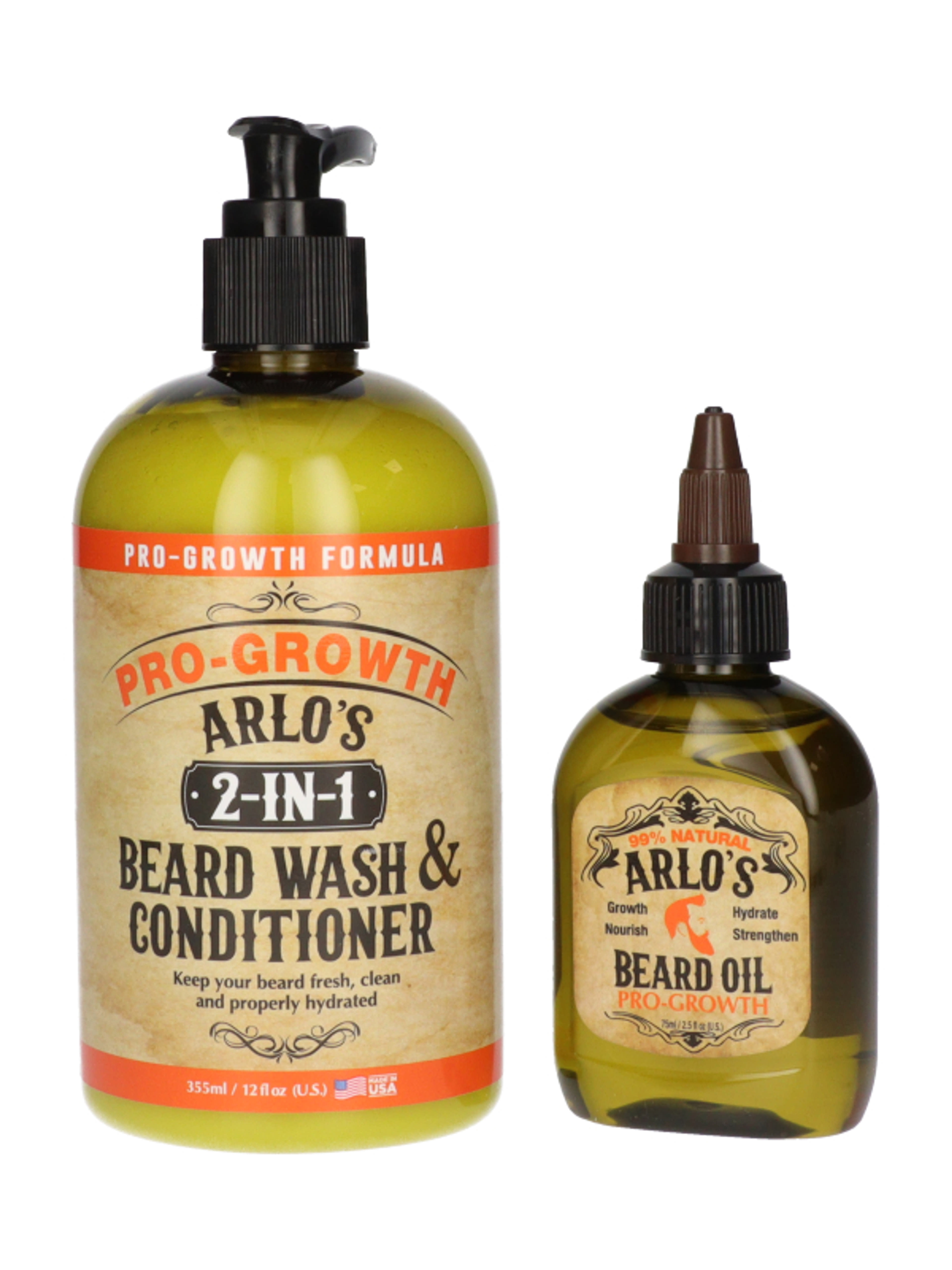 Arlo's Pro Growth szakállsampon és olaj - 355 ml-2