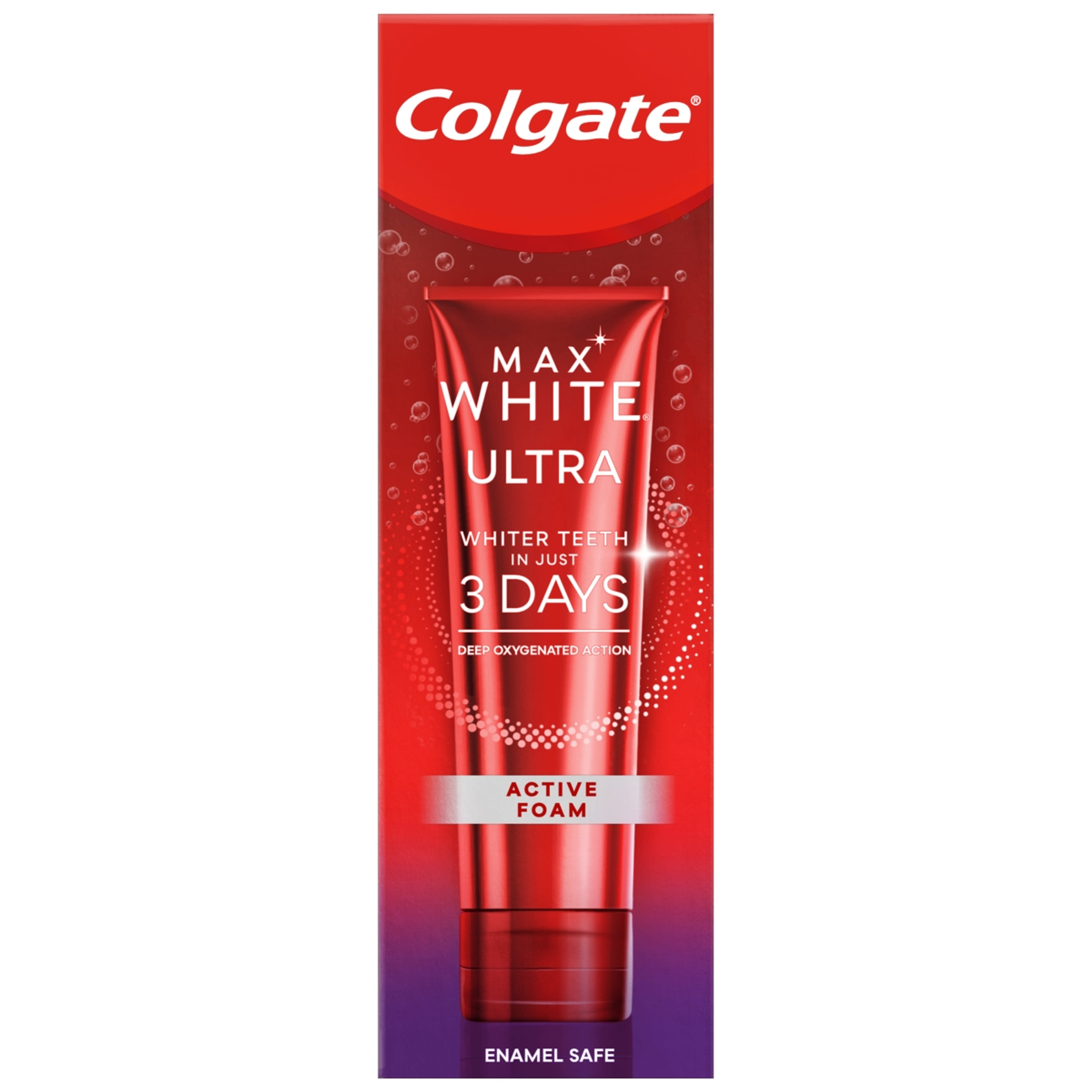Colgate Max White Ultra Active Foam fogfehérítő fogkrém - 50ml