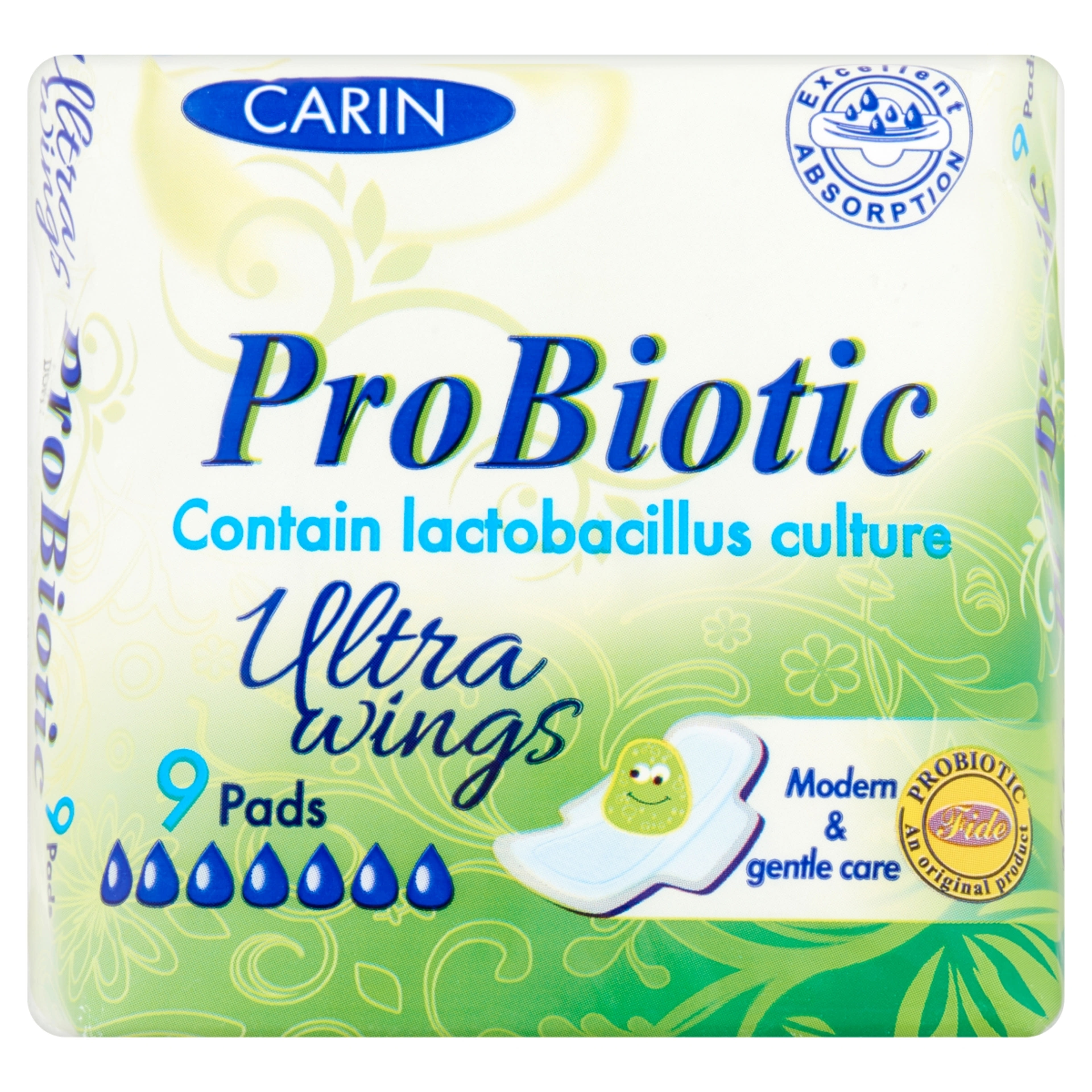 Carine probiotikus egészségügyi betét - 9 db