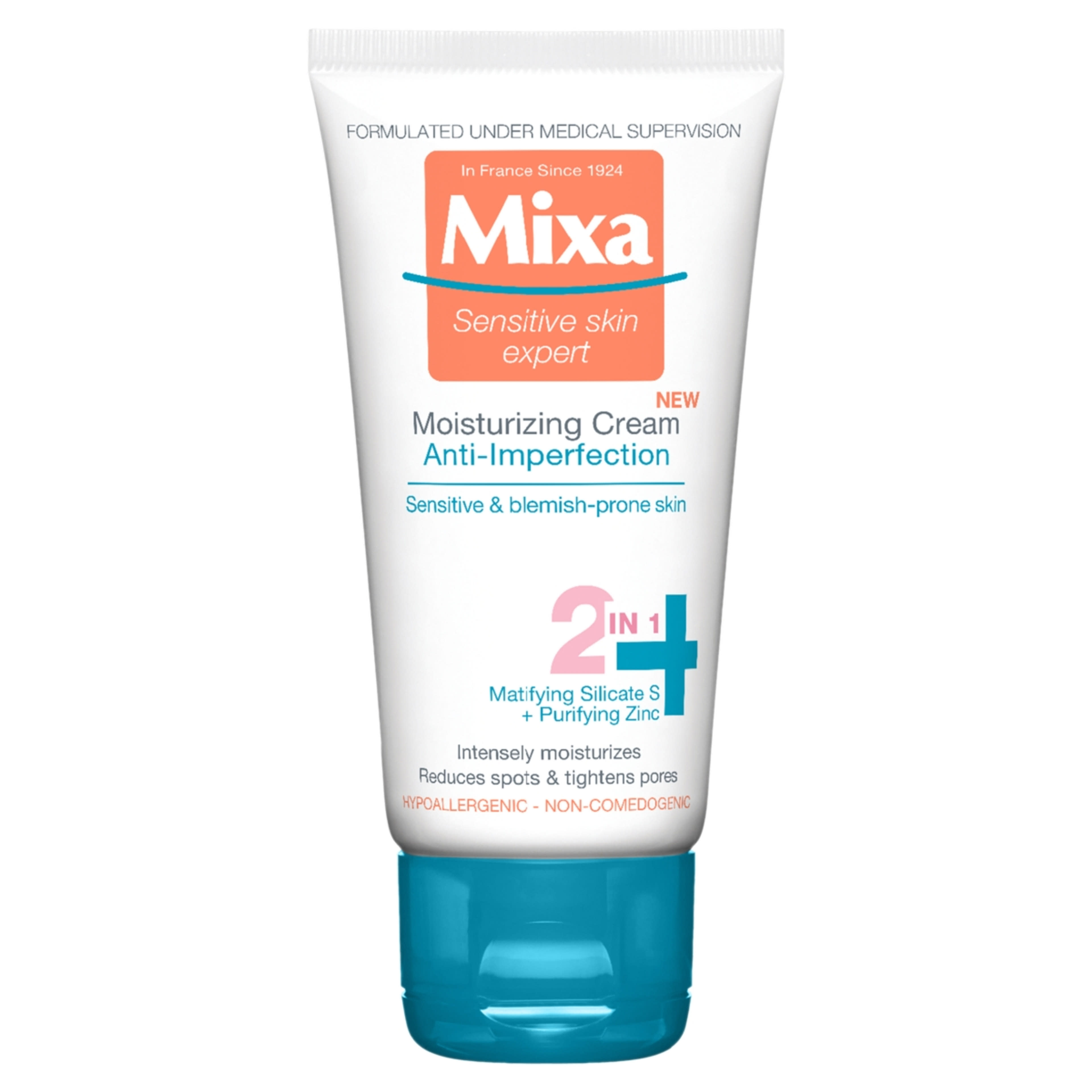 Mixa Anti-Imperfection hidratáló krém 2in1 bőrhibákra hajlamos bőrre - 50 ml