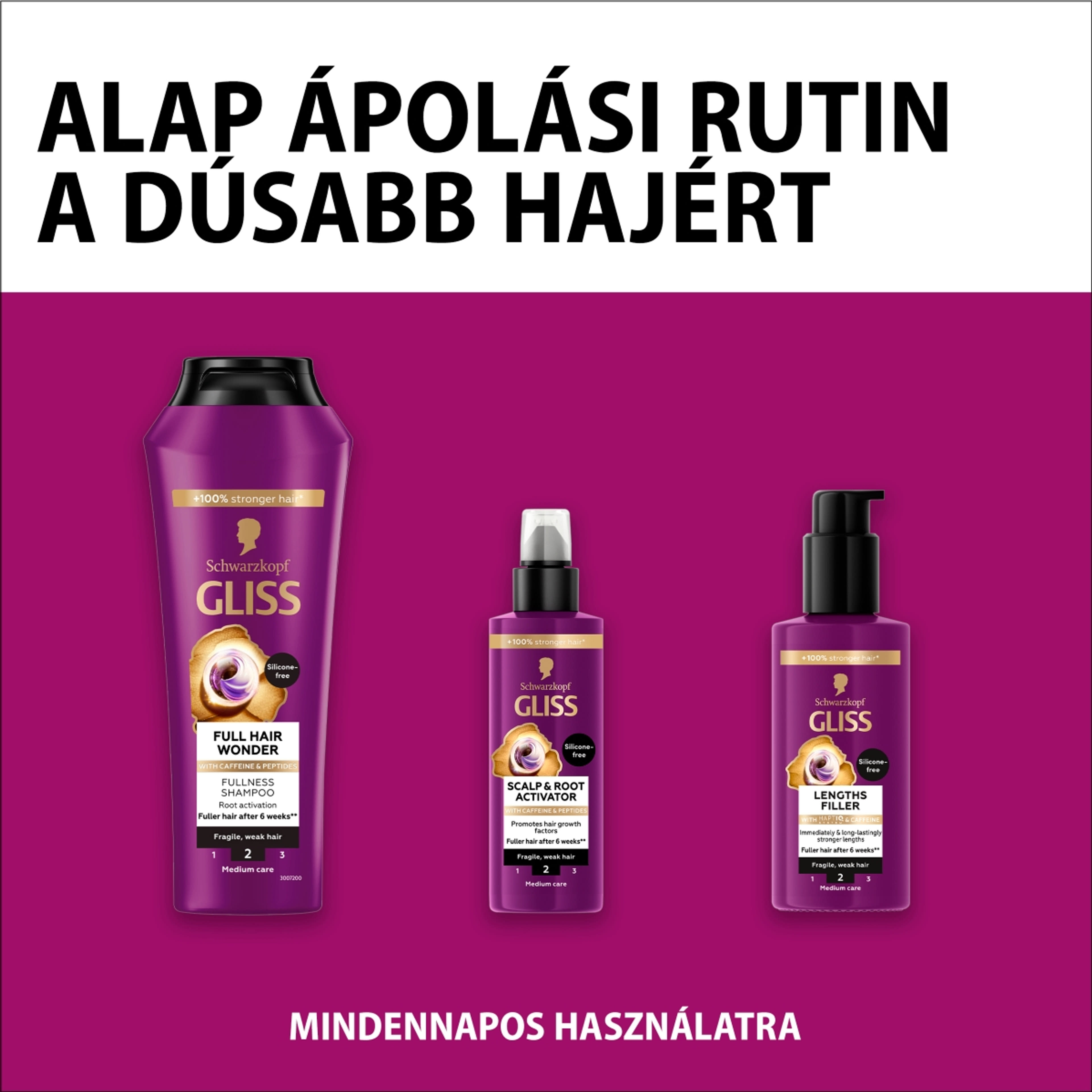 Gliss Full Hair Wonder hajhossz-feltöltő hajápoló - 100 ml-8