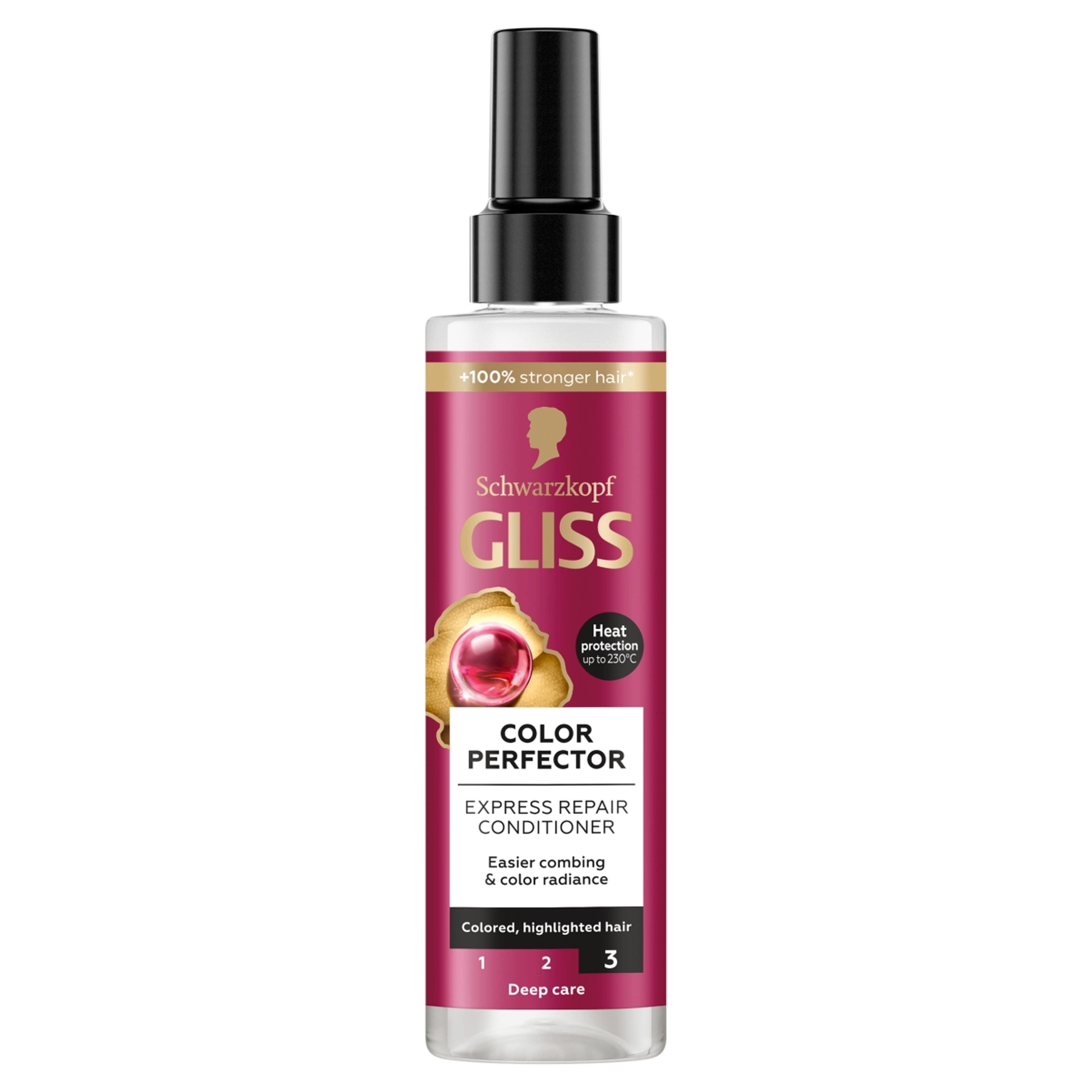 Gliss Express Repair - Ragyogó szín és védelem hajregeneráló balzsam - 200 ml-1