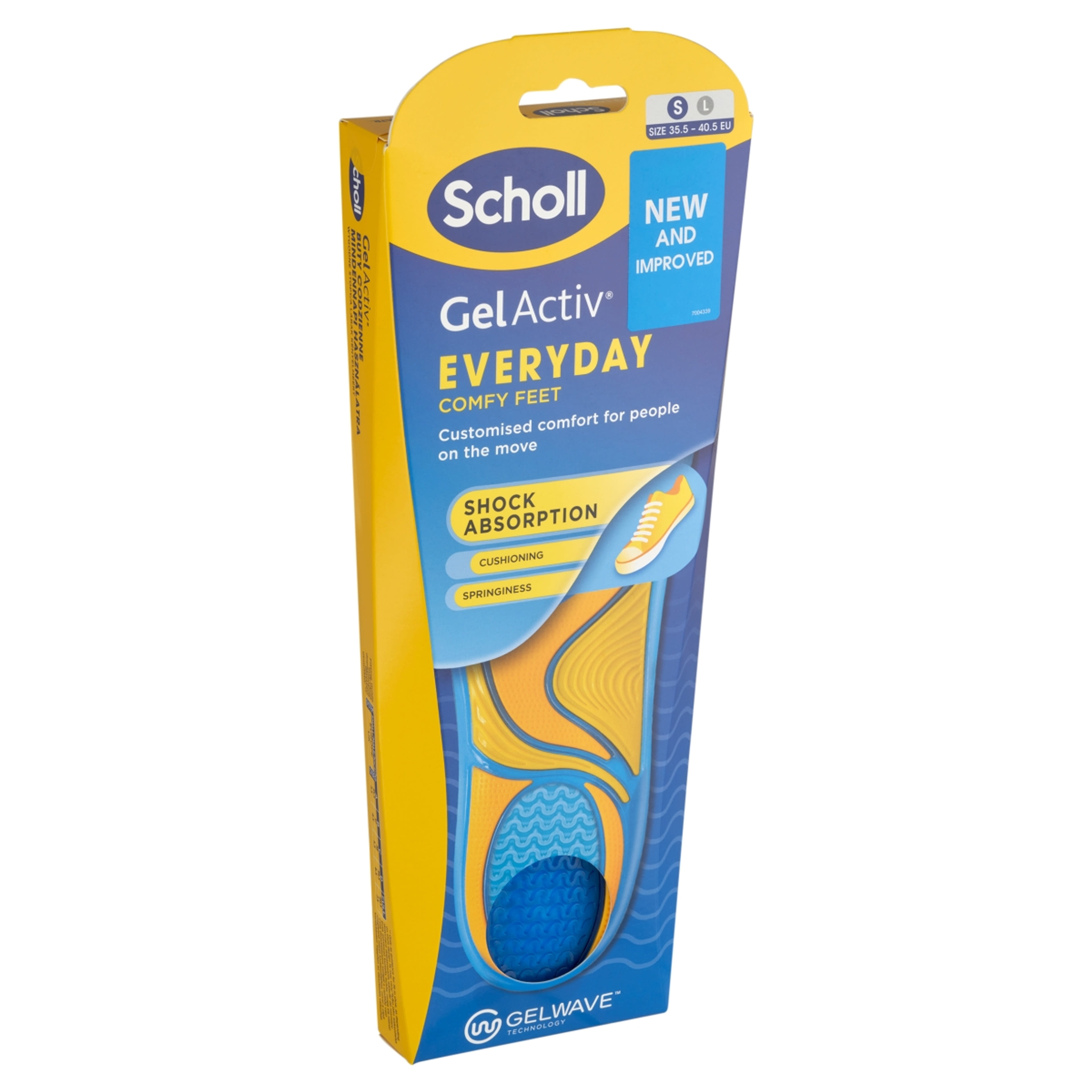 Scholl Gel Activ Casual talpbetét S méret - 2 db-2