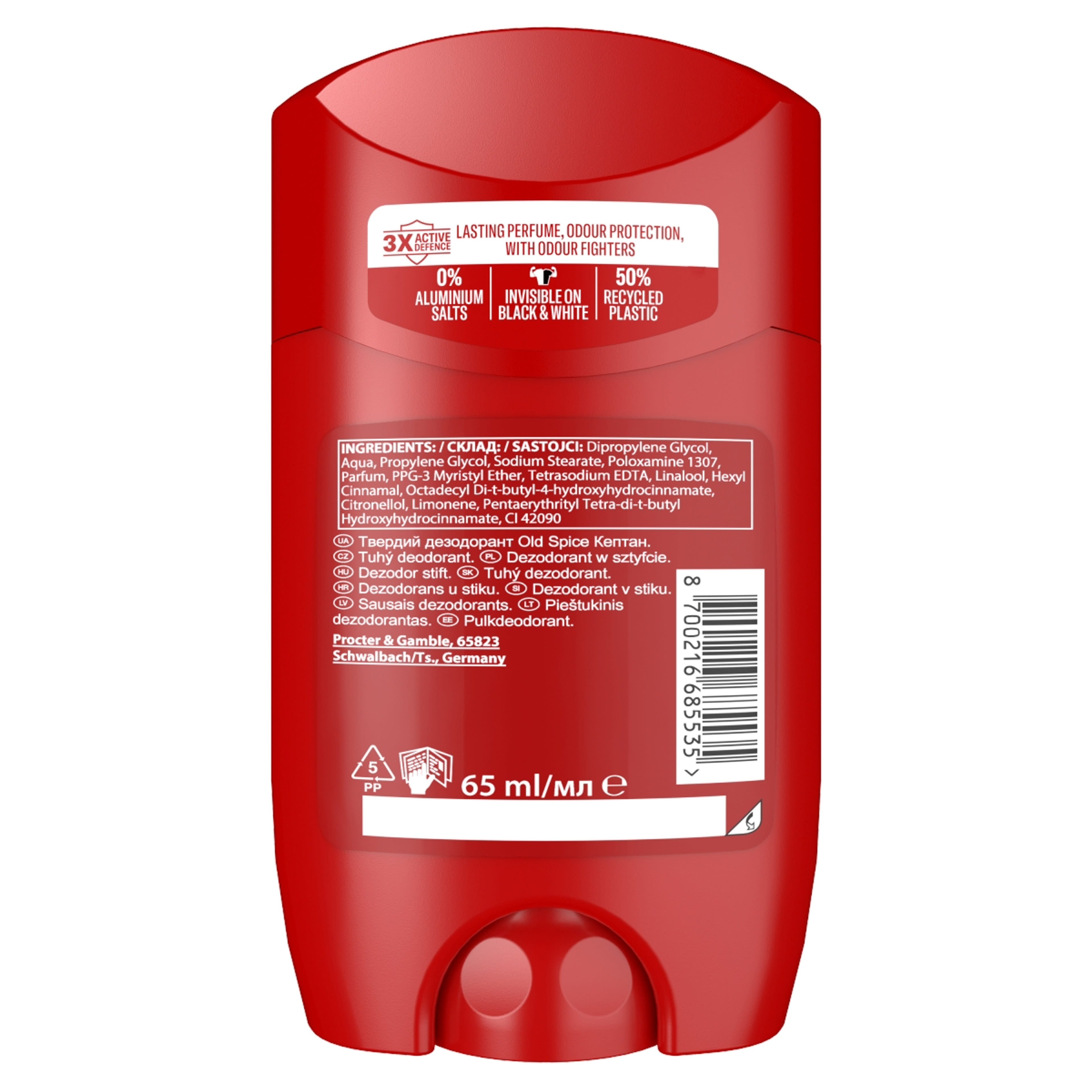 Old Spice Captain stift dezodor férfiaknak - 65 ml-2