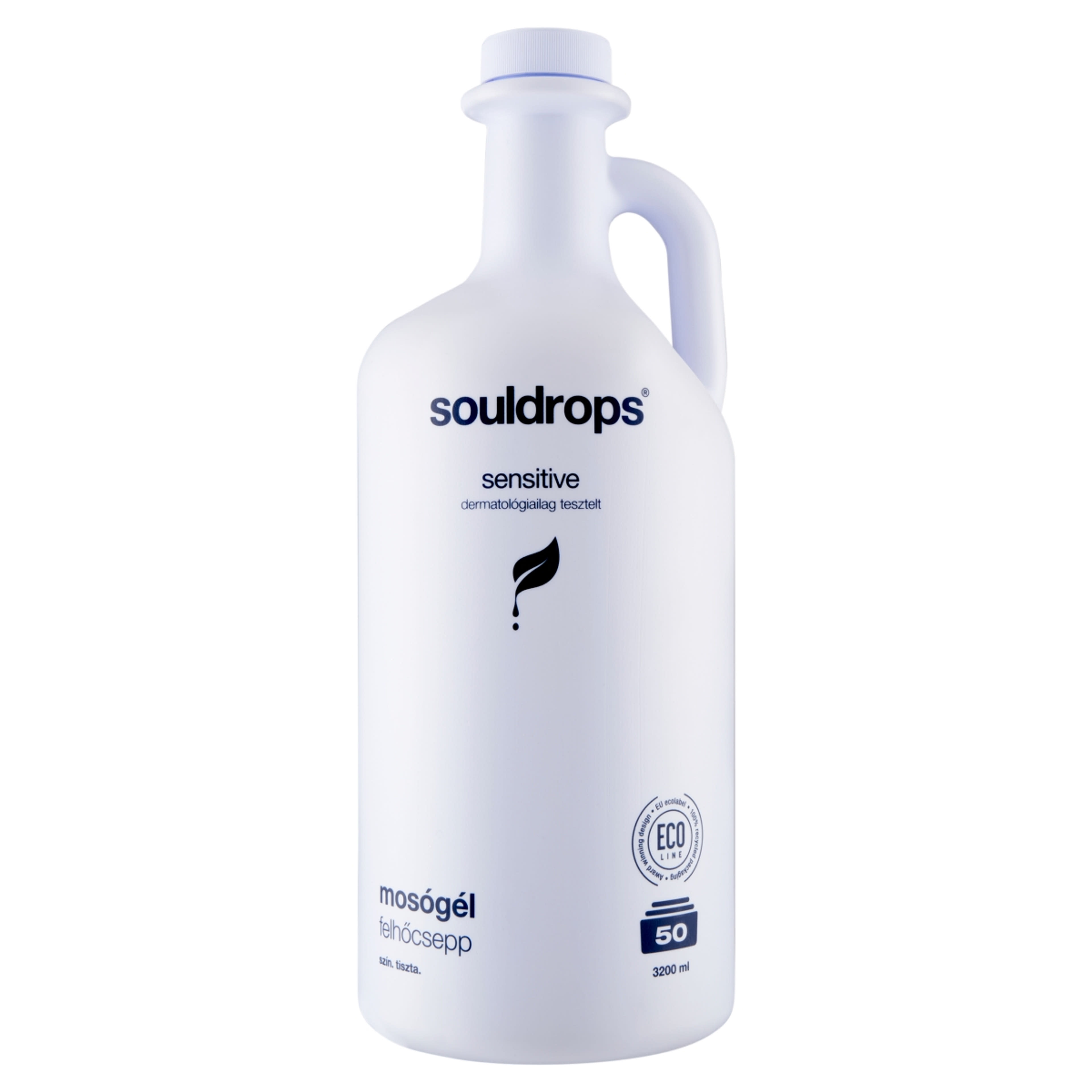 Souldrops Felhőcsepp szenzitív mosógél 50 mosás - 3200 ml