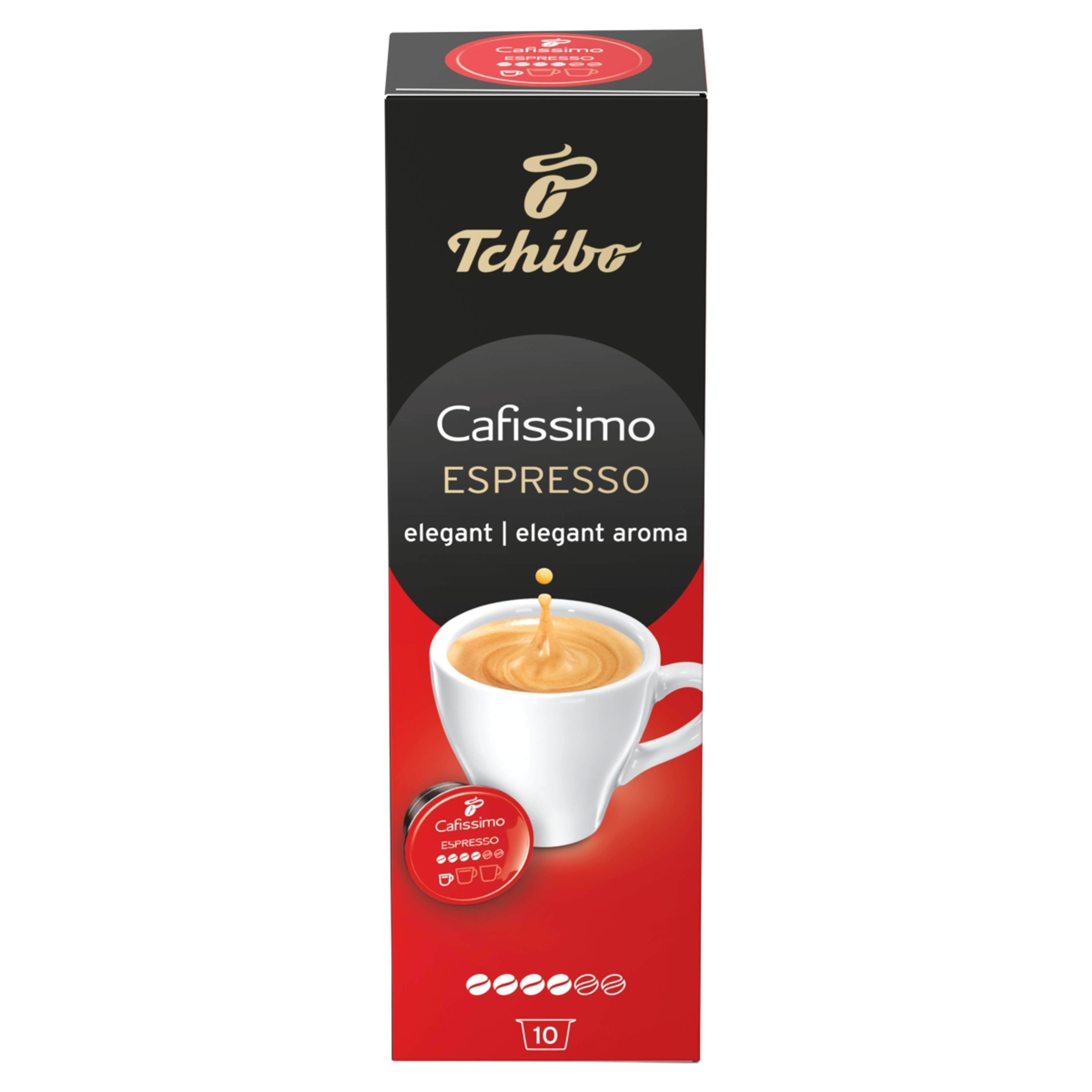 Tchibo Espresso Elegant Aroma Cafissimo kávékapszula - 10 db