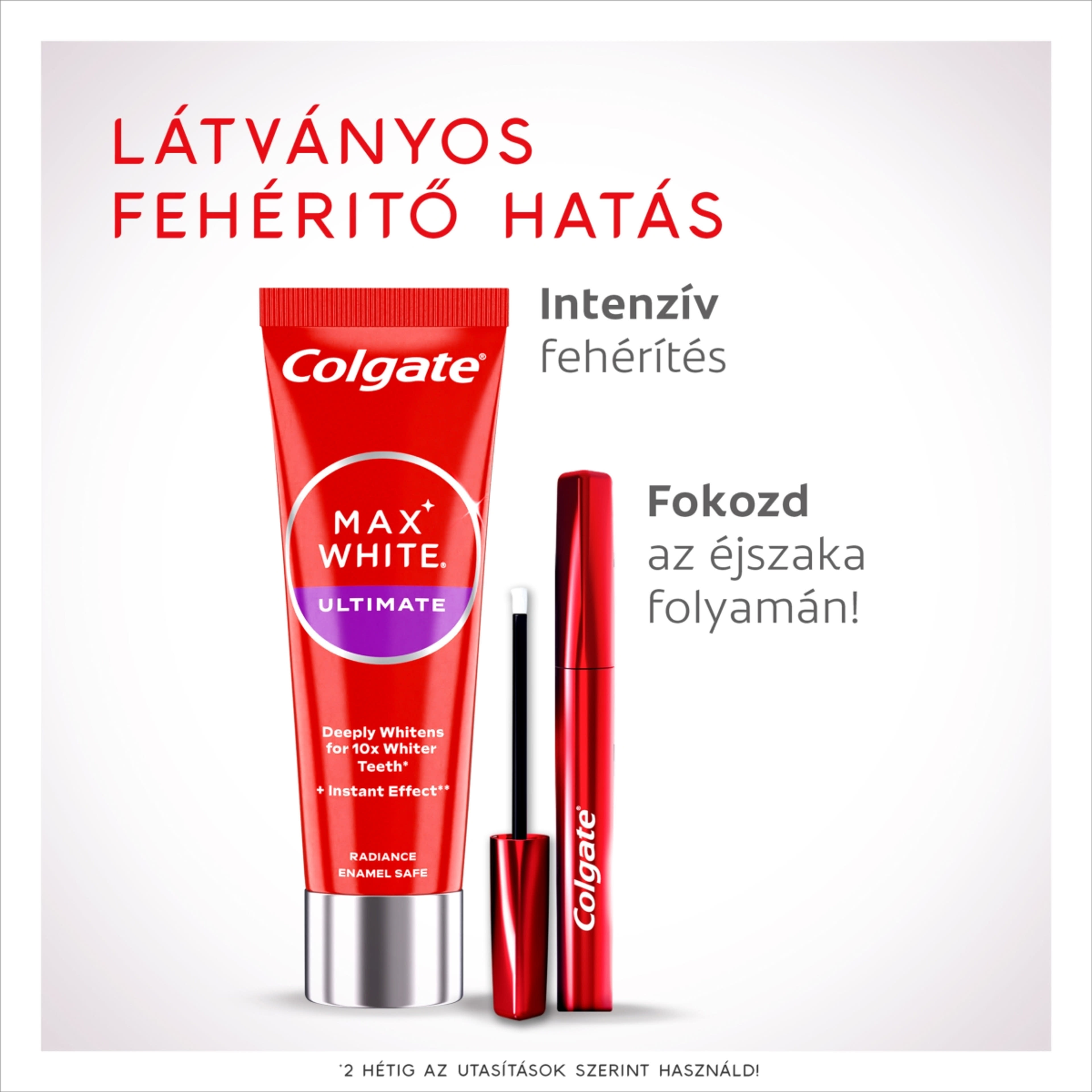 Colgate Max White éjszakai fogfehérítő szérum ecsettel - 2,5 ml-10