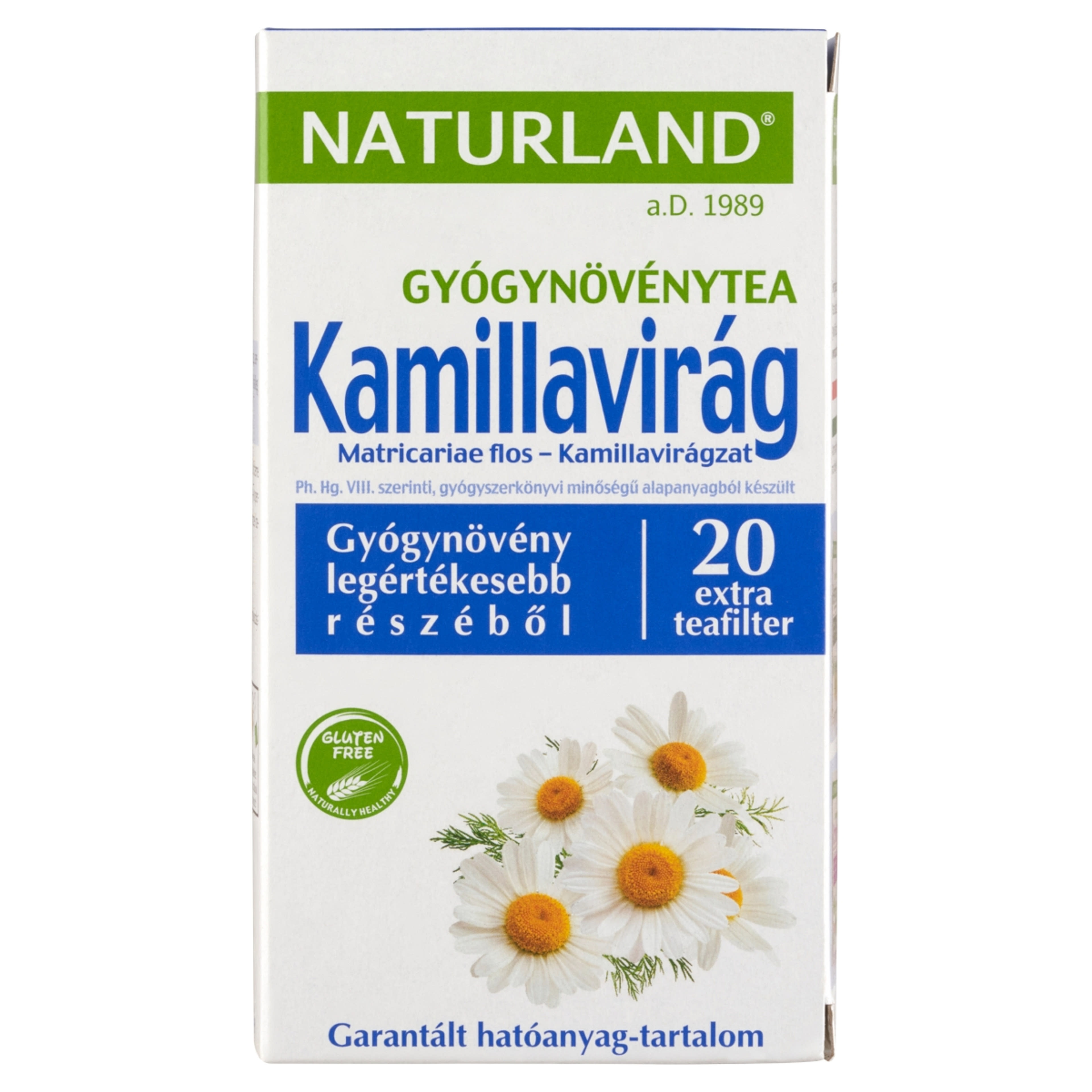 Naturland Herbal kamillavirág tea - 20 filter - 28 g