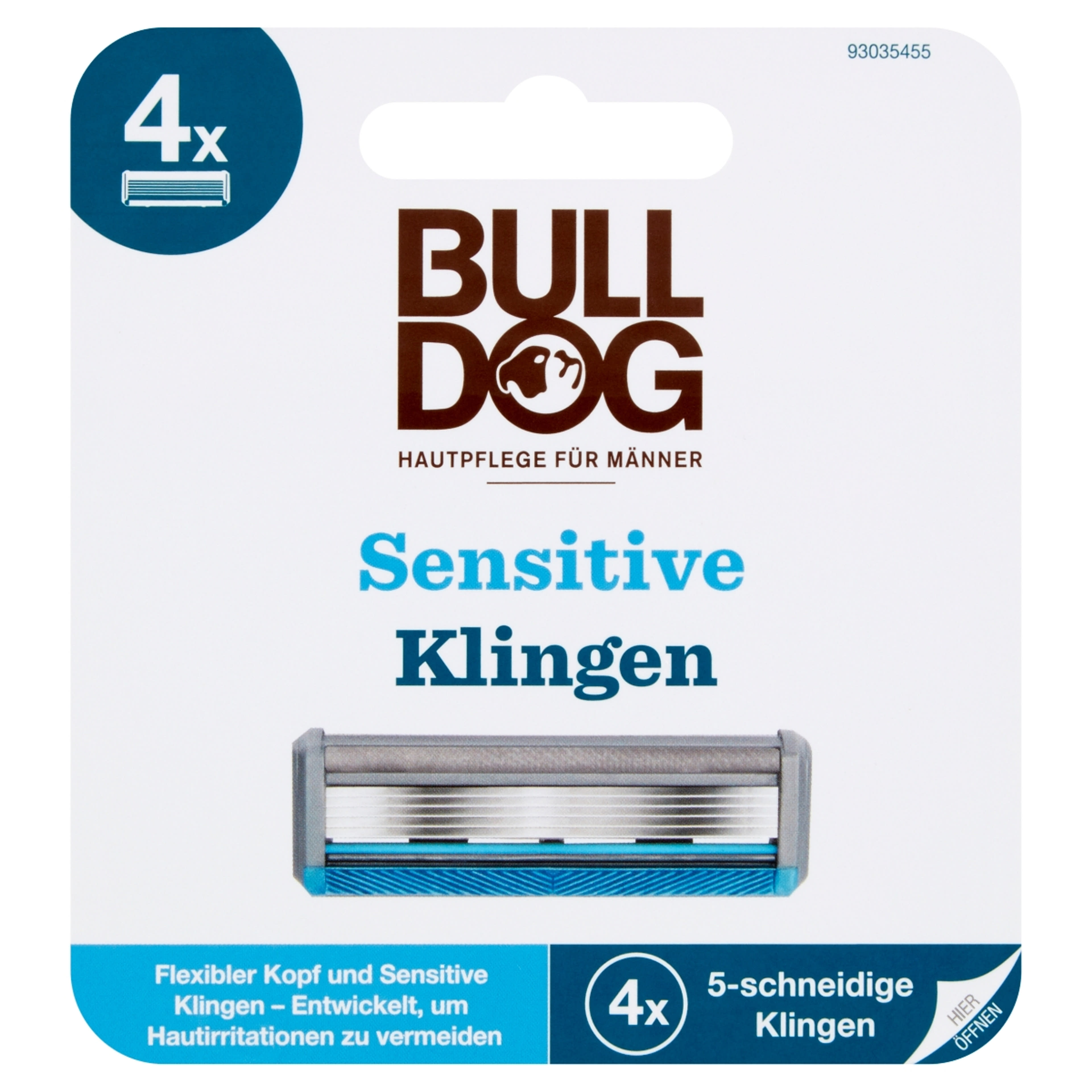Bulldog Sensitive borotvapenge - 4 db