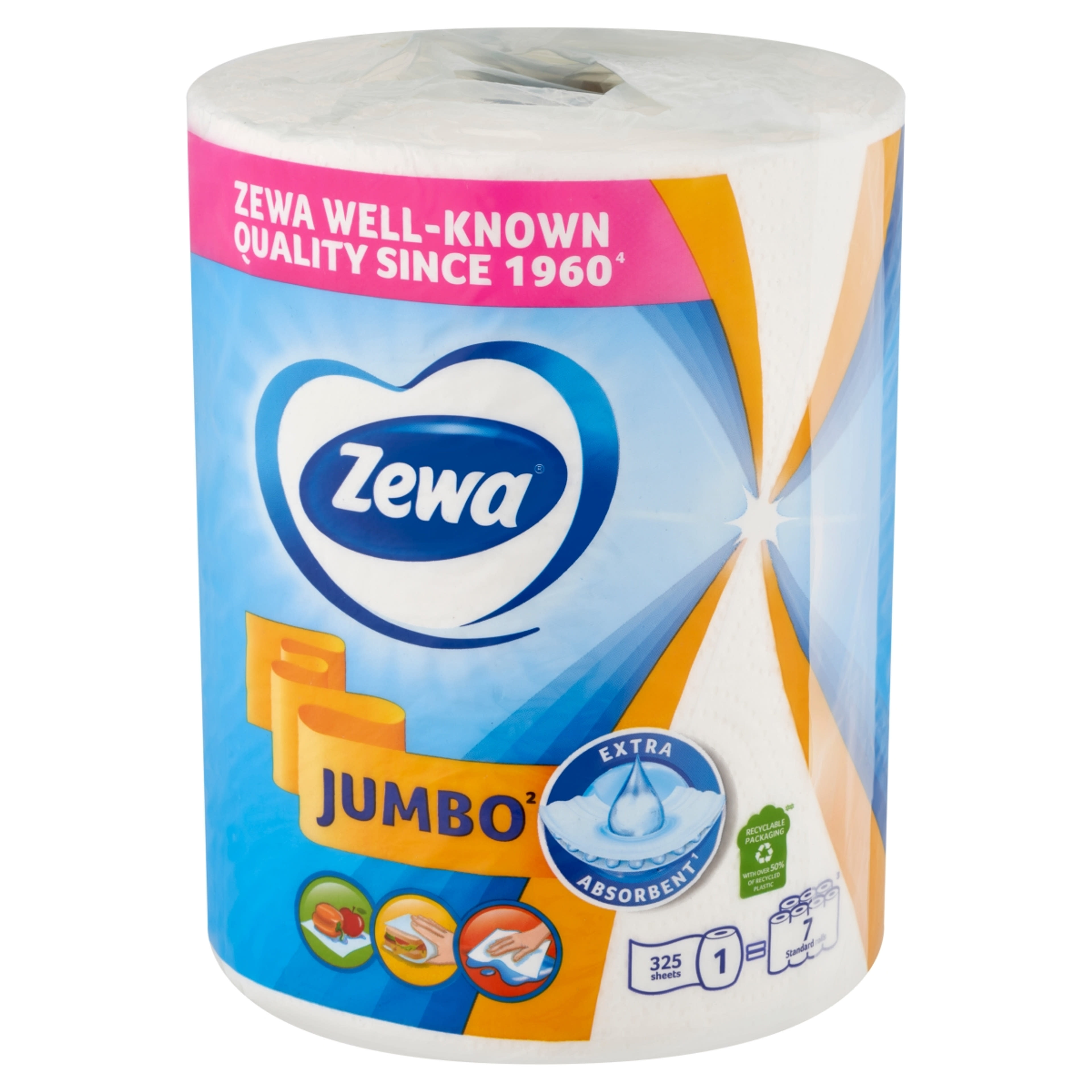 Zewa Jumbo háztartási papírtörlő 2 rétegű - 1 db-2