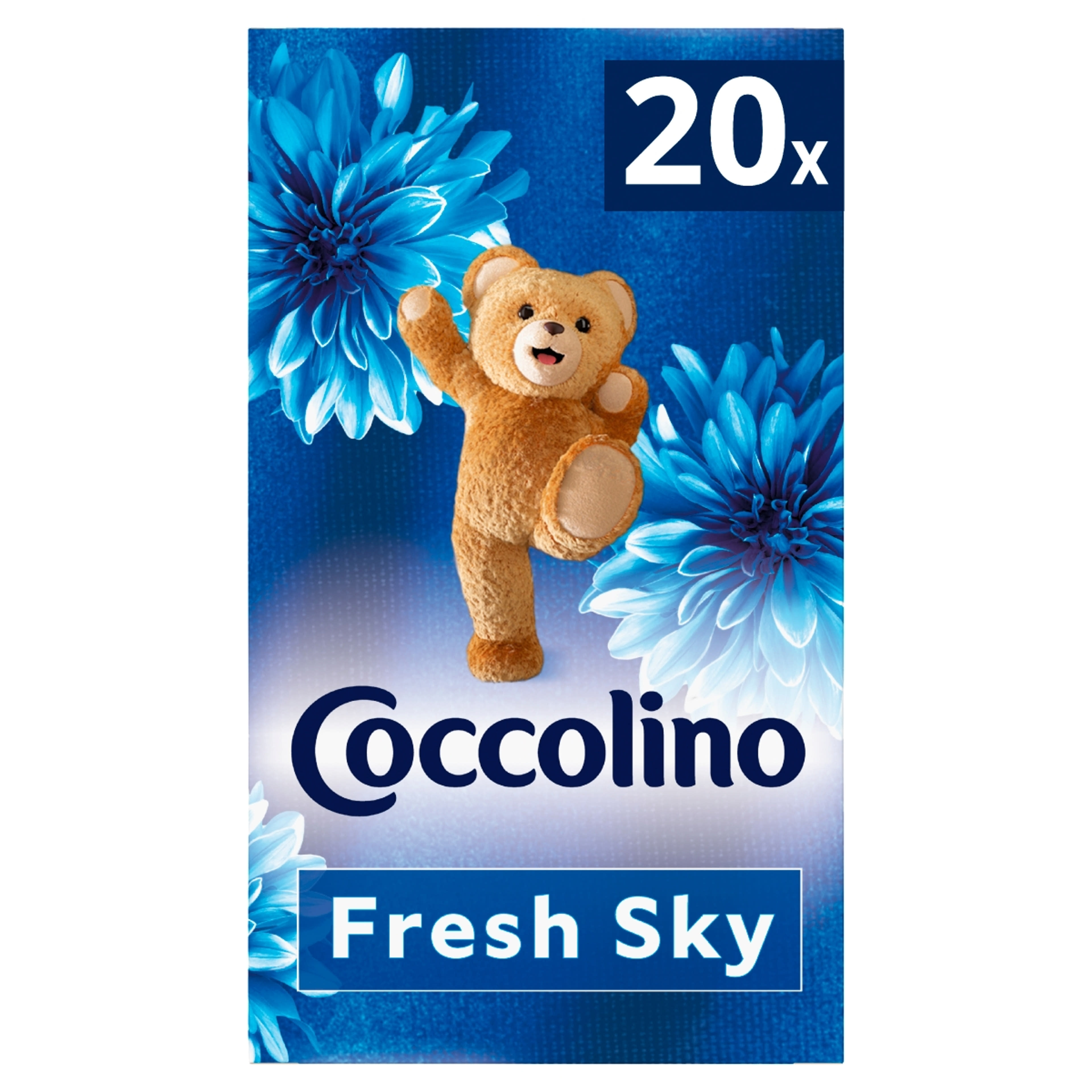 Coccolino Fresh Sky illatosító kendő szárítógéphez - 20 db-2