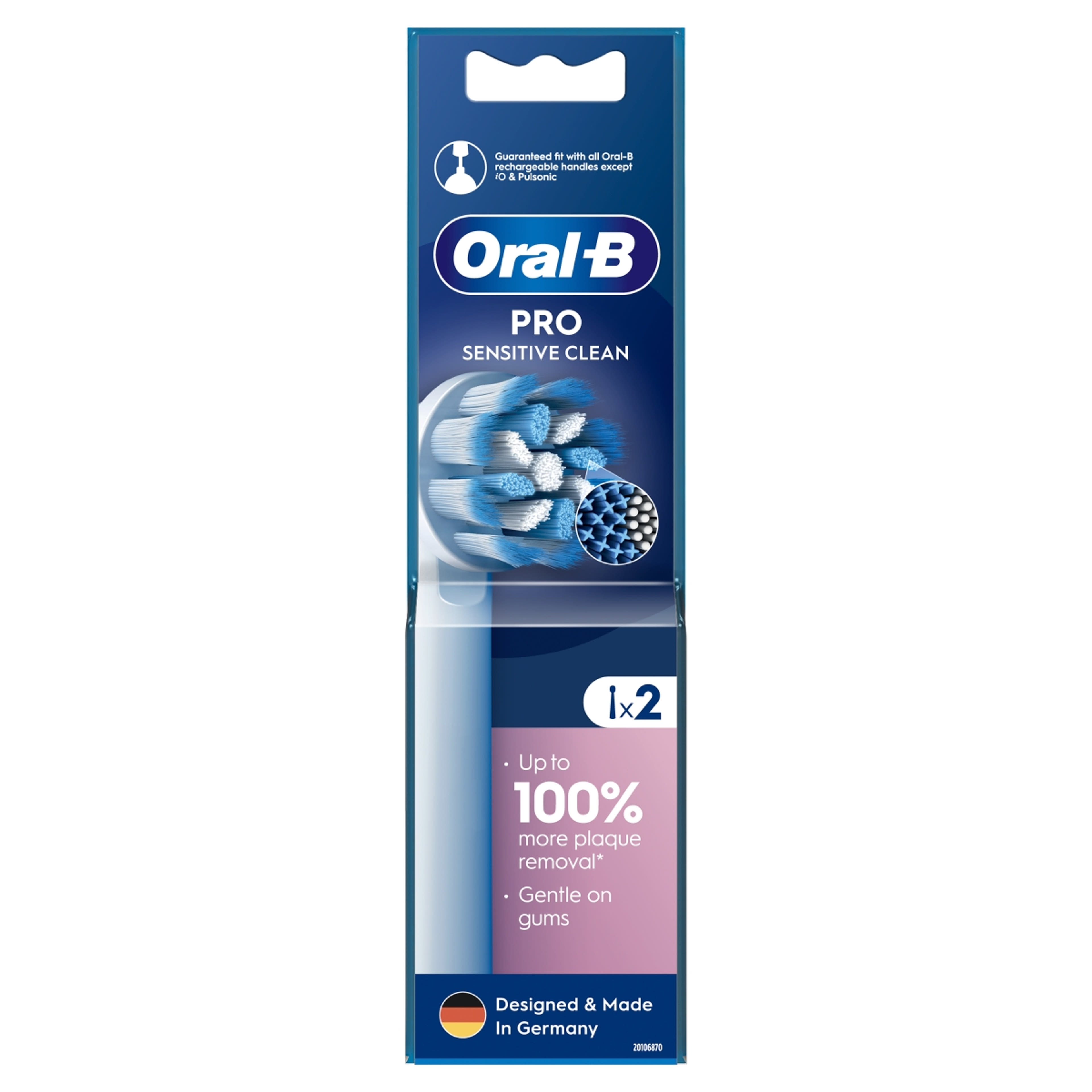Oral-B Pro Sensitive Clean fogkefefej -  2 db