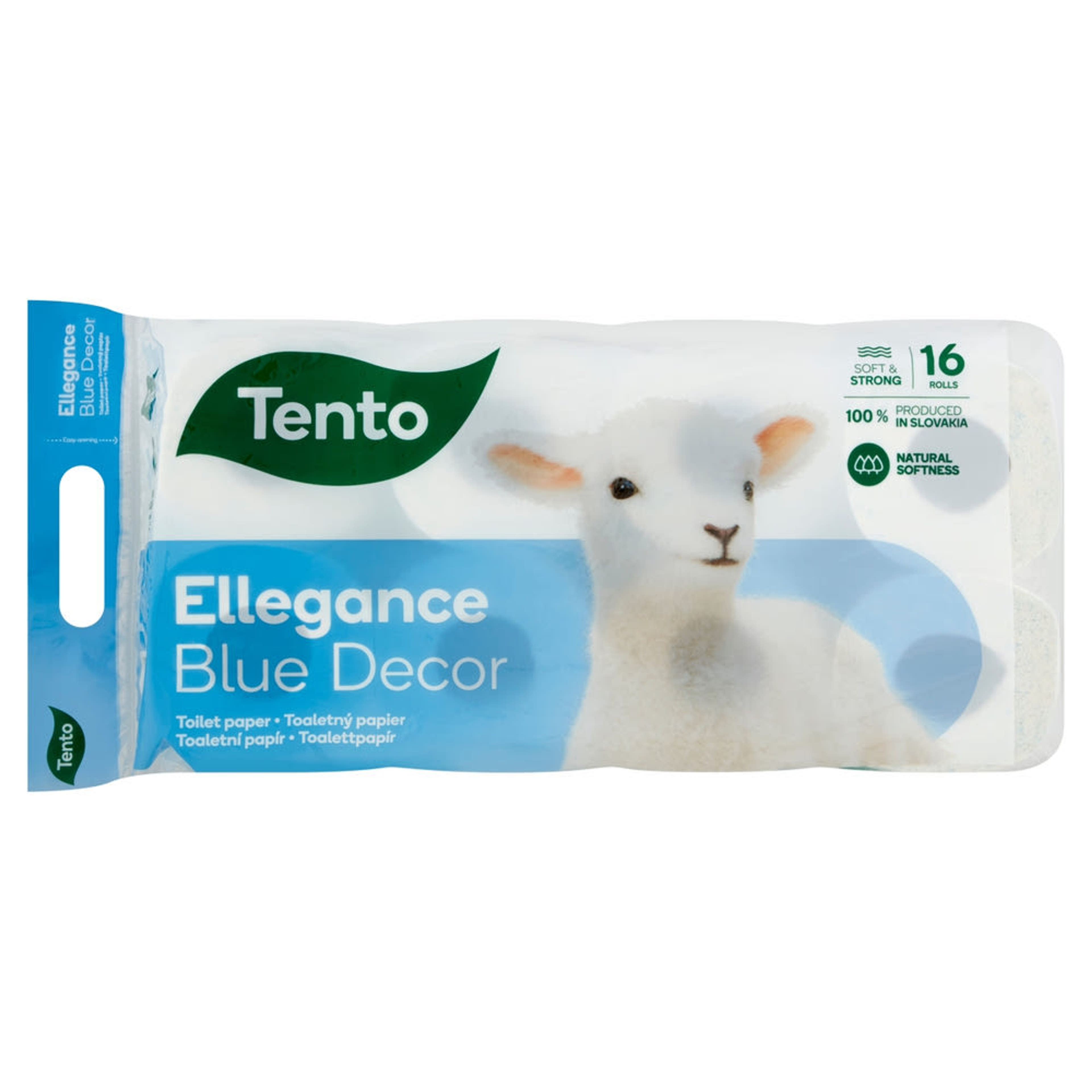Tento Ellegance Blue toalettpapír 3 rétegű - 16 db