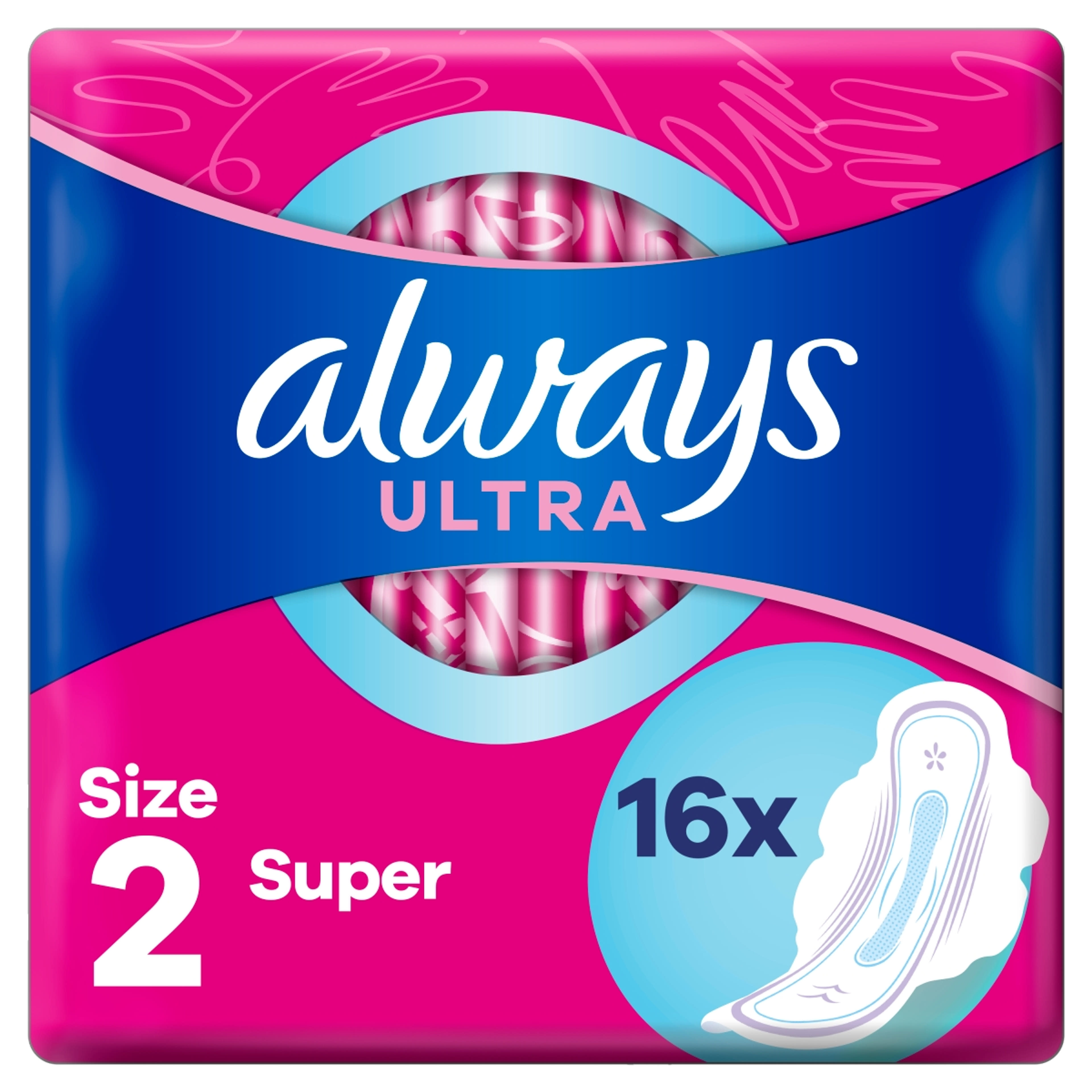 Always Ultra Super Plus intim betét - 16 db-7