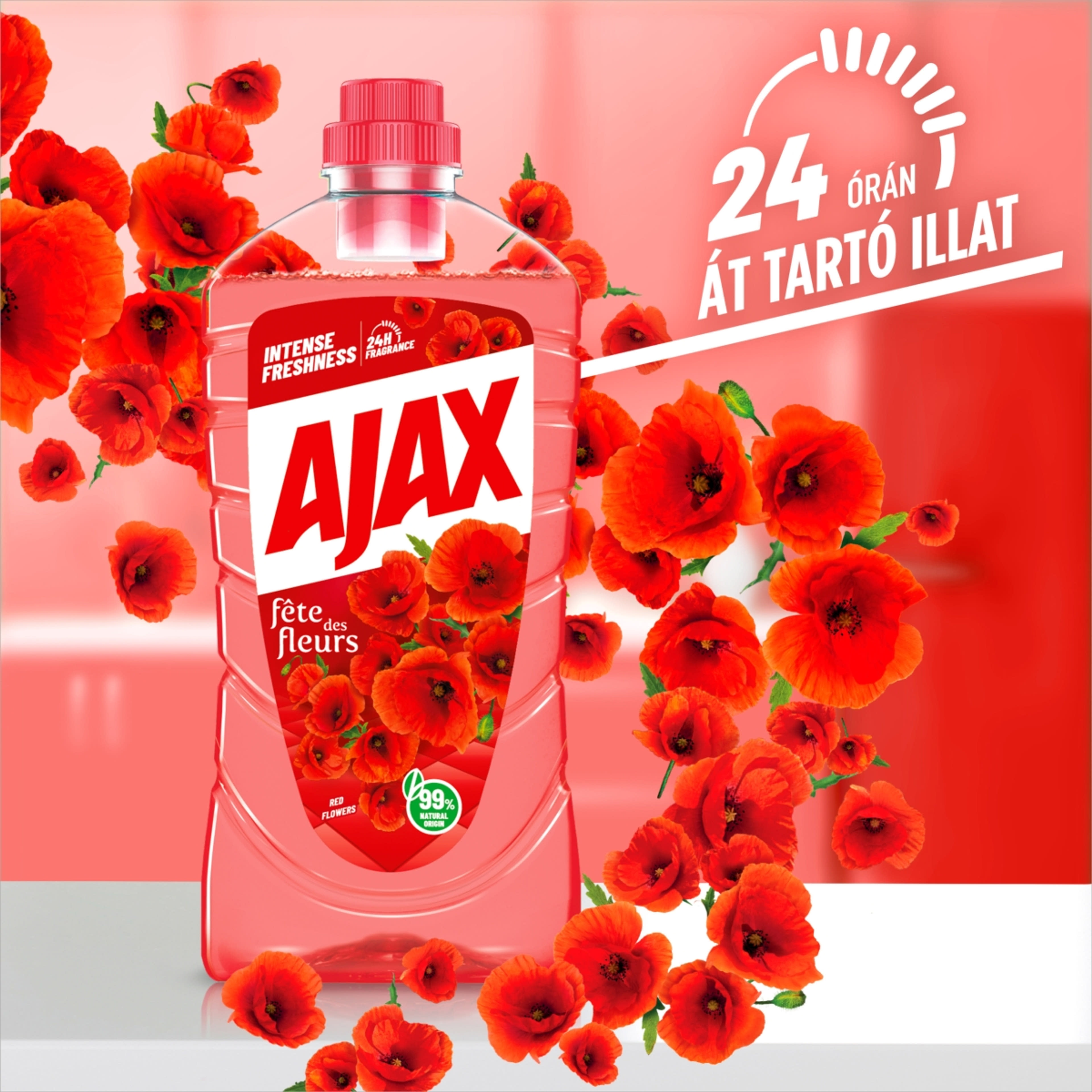 Ajax Floral Fiesta Red Flowers Általános Tisztítószer - 1000 ml-3