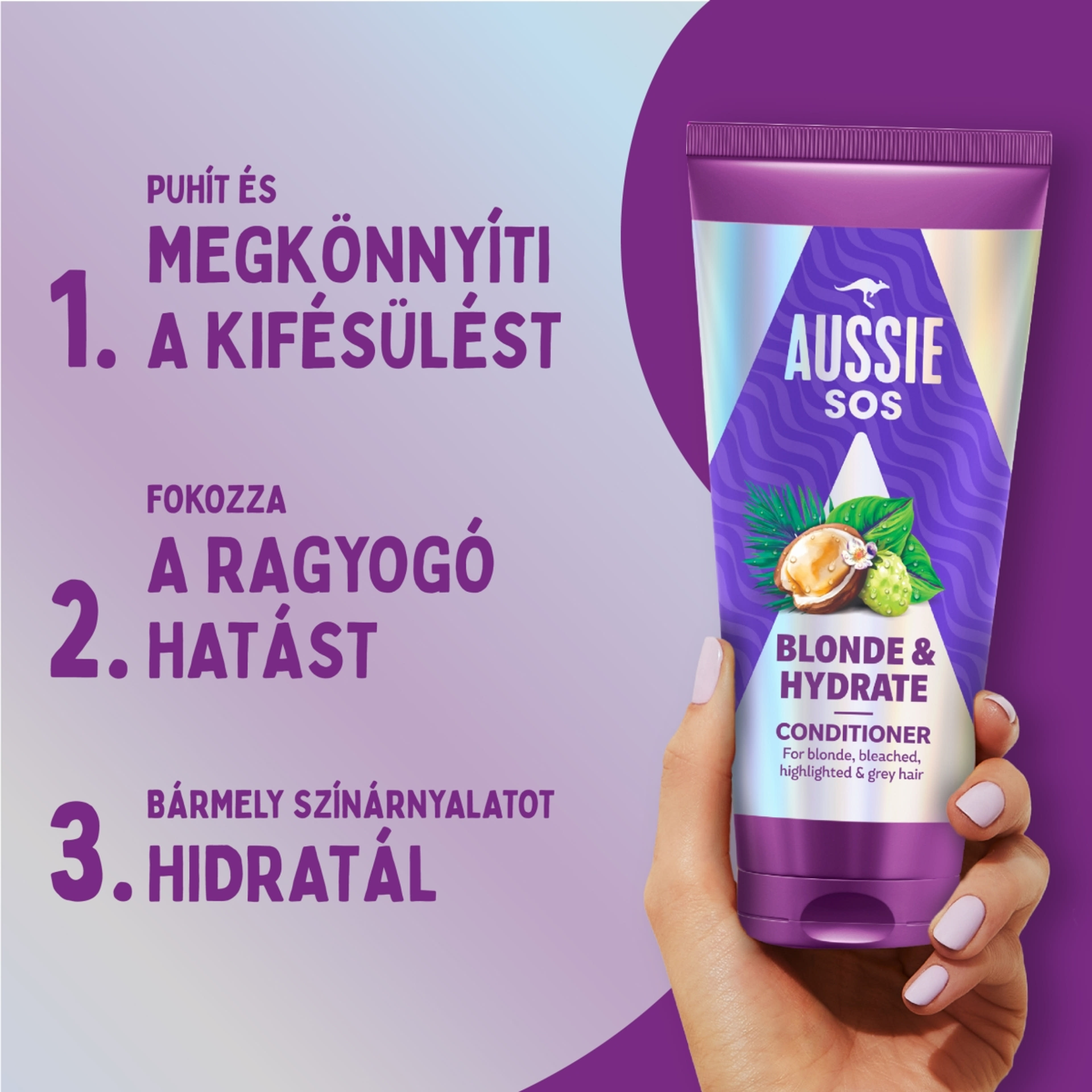 Aussie SOS Blonde & Hydrate balzsam - 200 ml-2