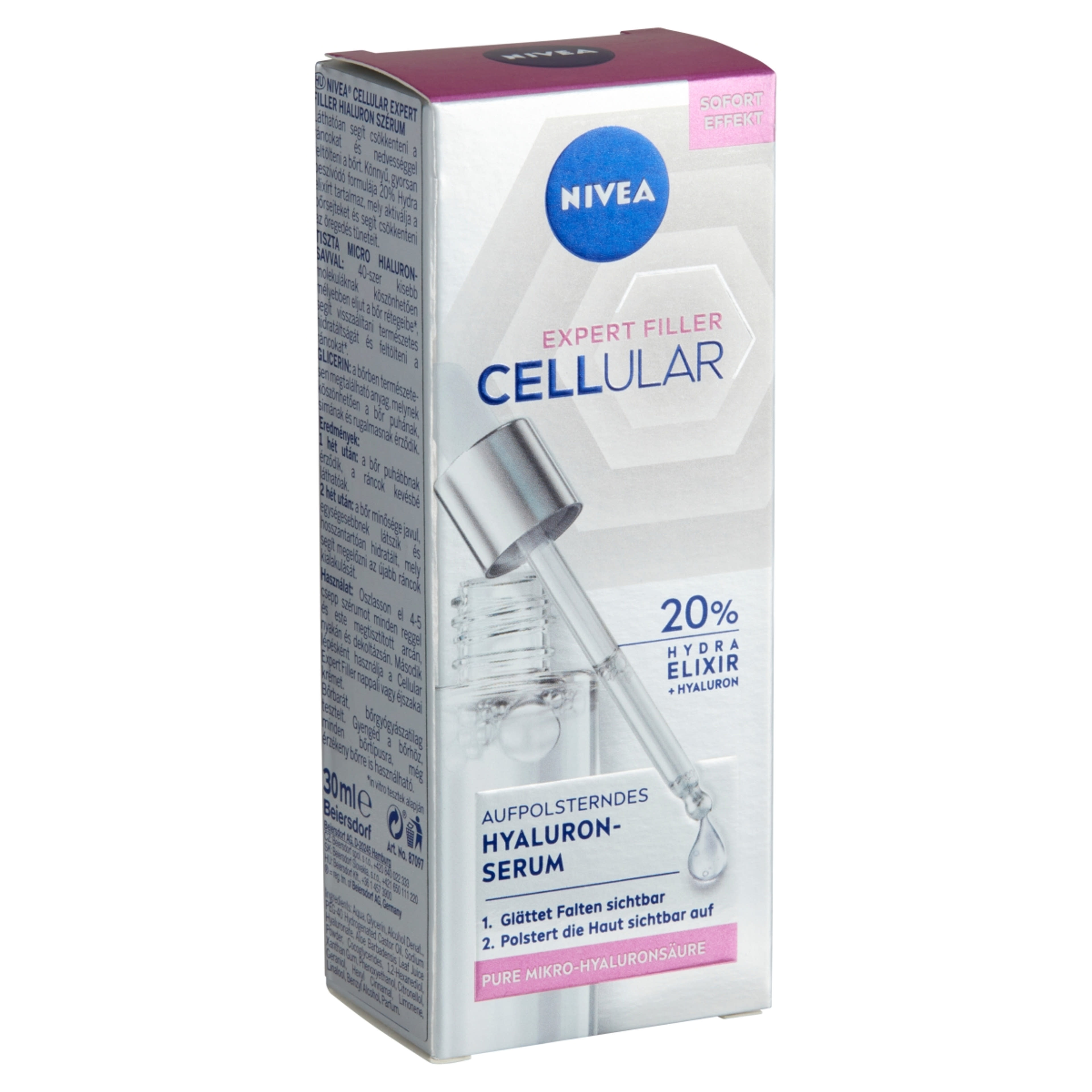 Nivea Cellular Expert Filler hialuron szérum - 30 ml-3