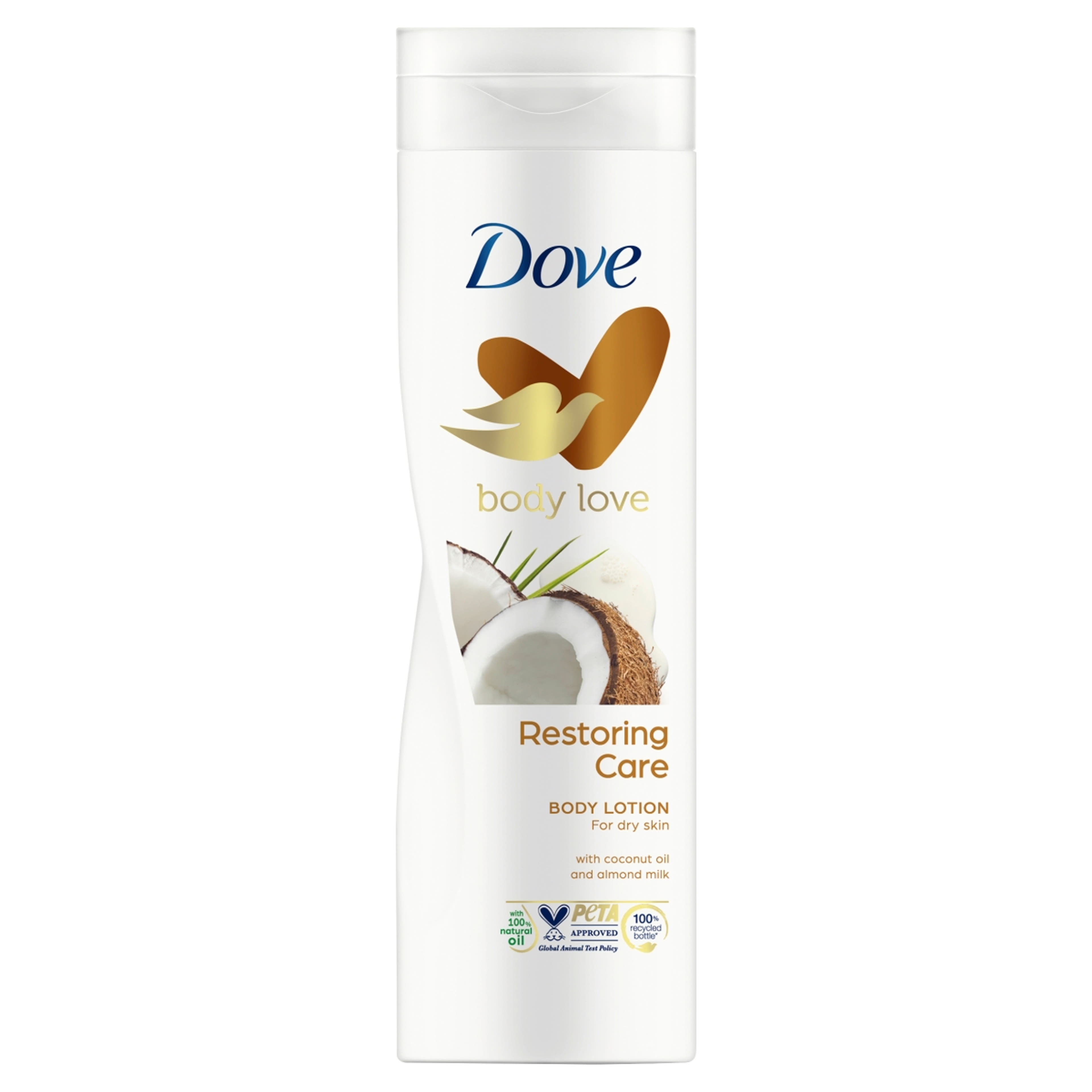 Dove Nourishing Secrets Restoring Ritual testápoló kókusz olajjal és mandulatejjel - 400 ml