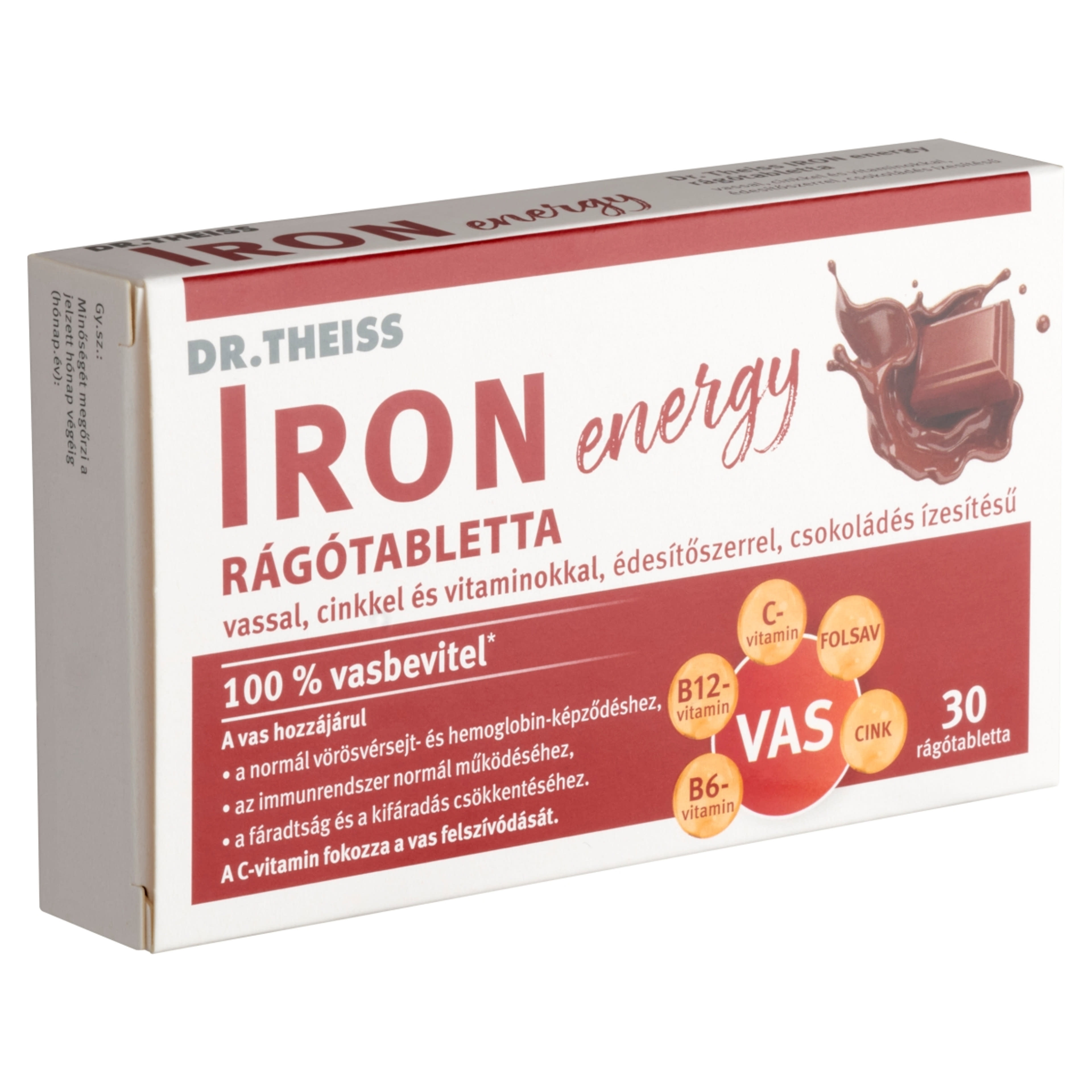 Dr.Theiss Iron Energy rágótabletta - 30 db-5