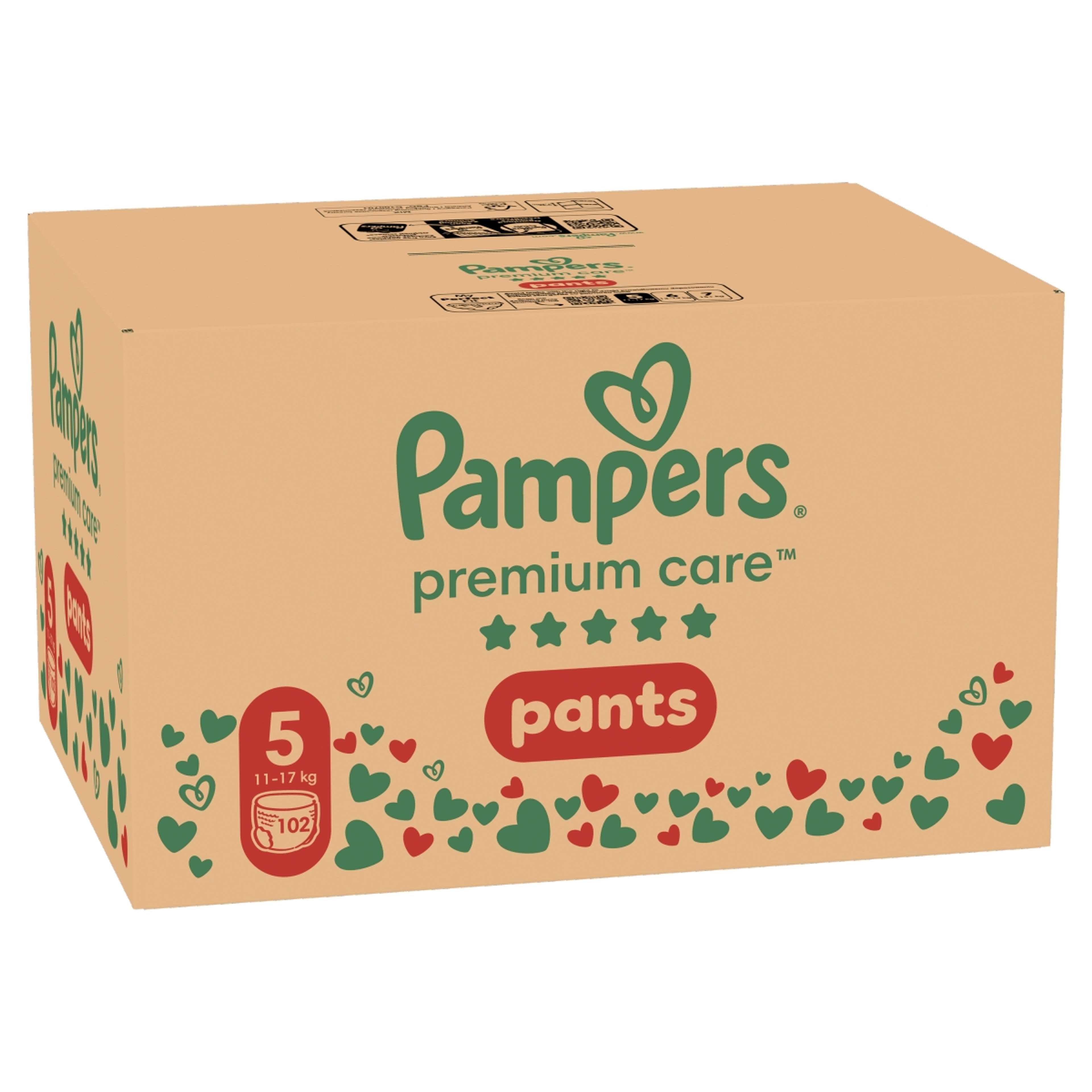 Pampers Premium Care bugyipelenka 5-ös 11-17 kg - 102 db-2
