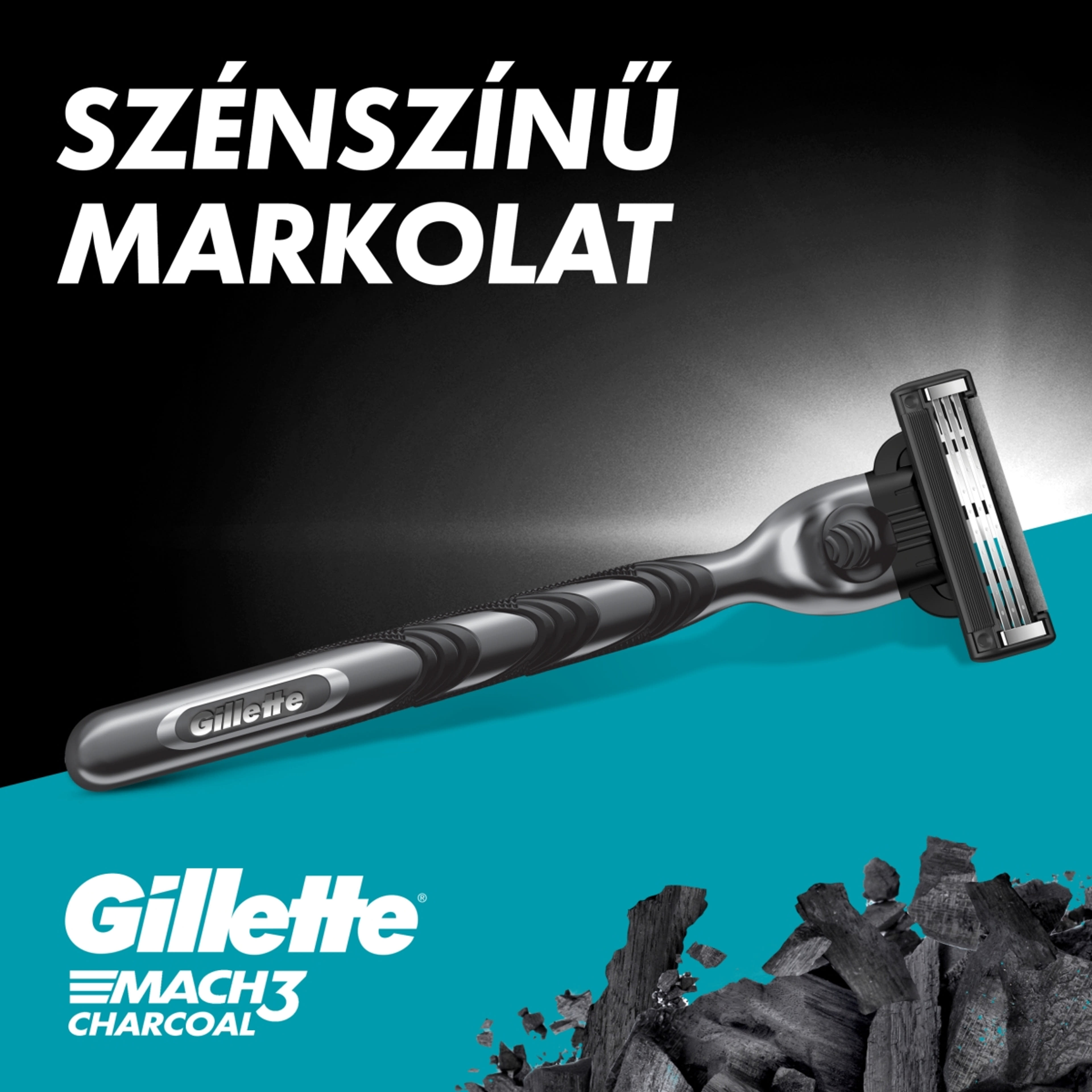 Gillette Mach3 Charcoal borotva készülék + 5 db betét - 1 db-6